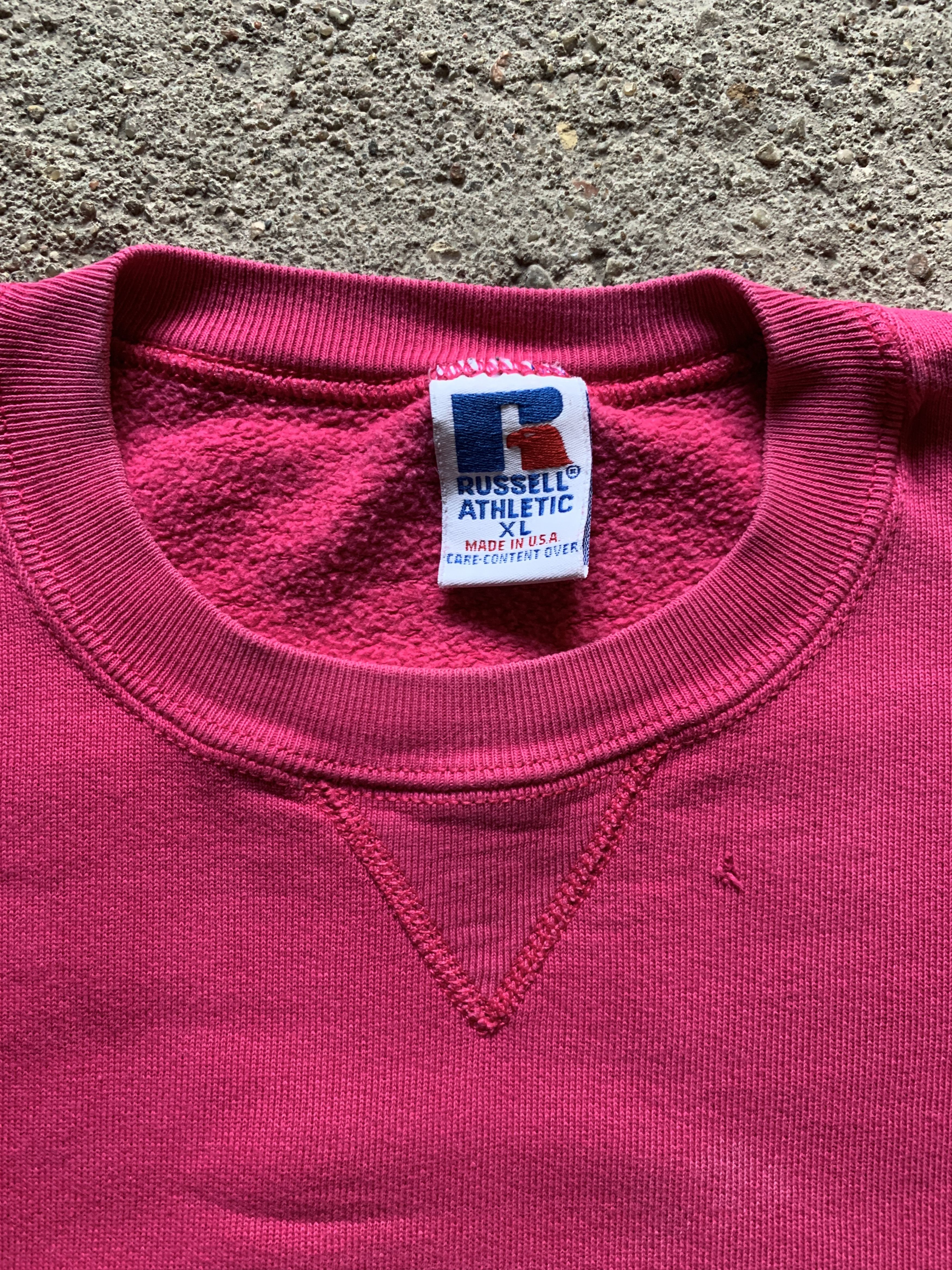 Russell Athletic Vintage Russell Athletic 90's Crewneck Sweatshirt Size US XL / EU 56 / 4 - 4 Thumbnail