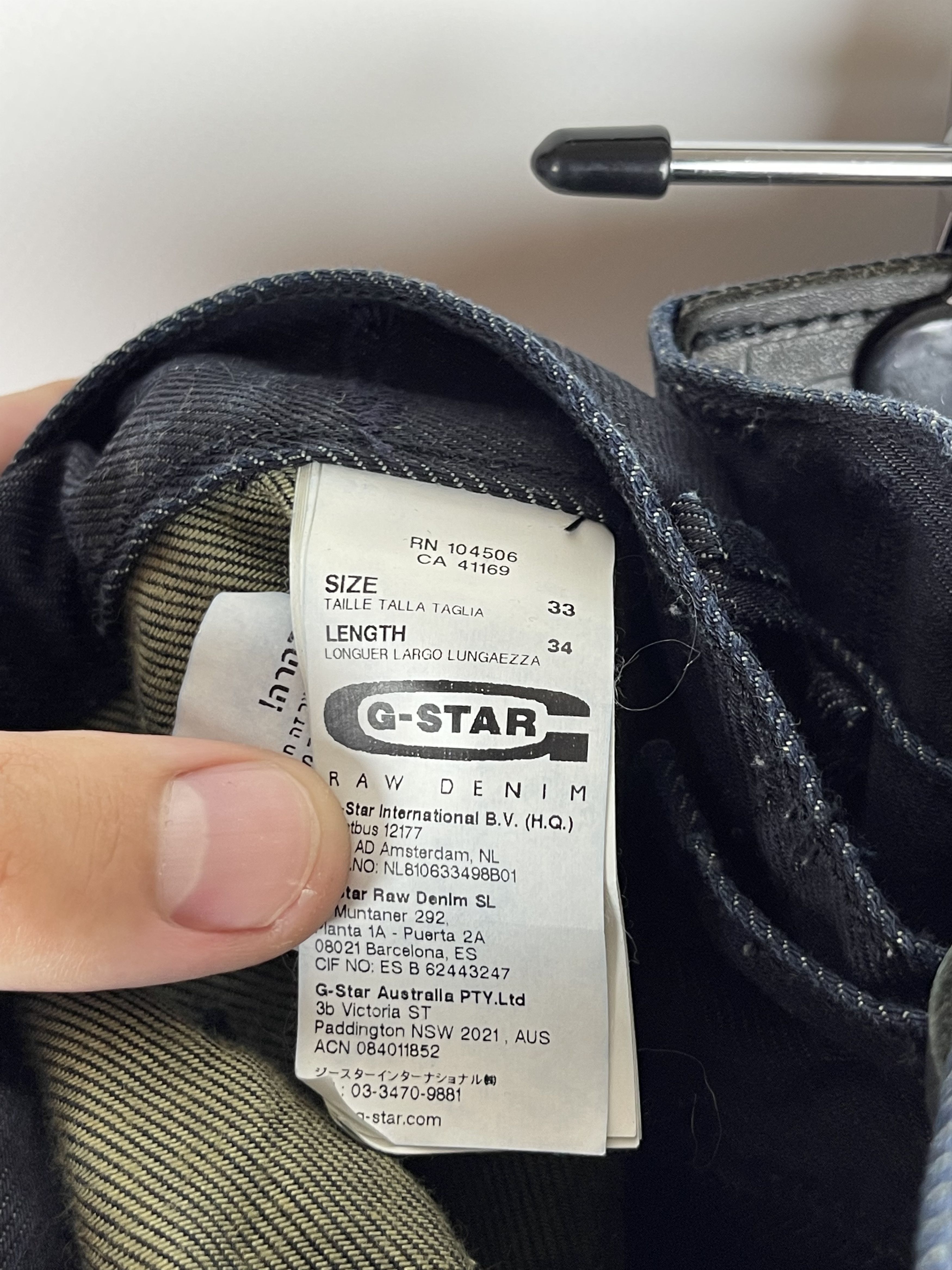 G-Star G-star raw Mc Arthur shipmate narrow utility denim jeans Size US 33 - 11 Thumbnail