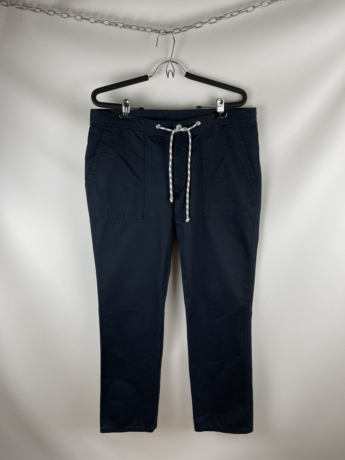 Gant Gant Soho Low waist narrow fit navy casual chino pants Size US 34 / EU 50 - 2 Thumbnail