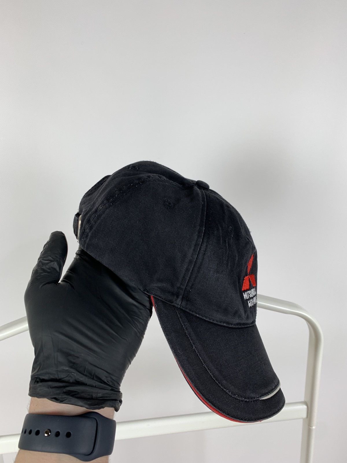 Formula 1 Vintage Mitsubishi Motors Washed Black Cap Size ONE SIZE - 5 Thumbnail
