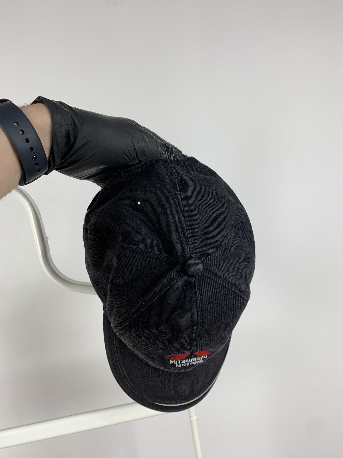 Formula 1 Vintage Mitsubishi Motors Washed Black Cap Size ONE SIZE - 8 Thumbnail