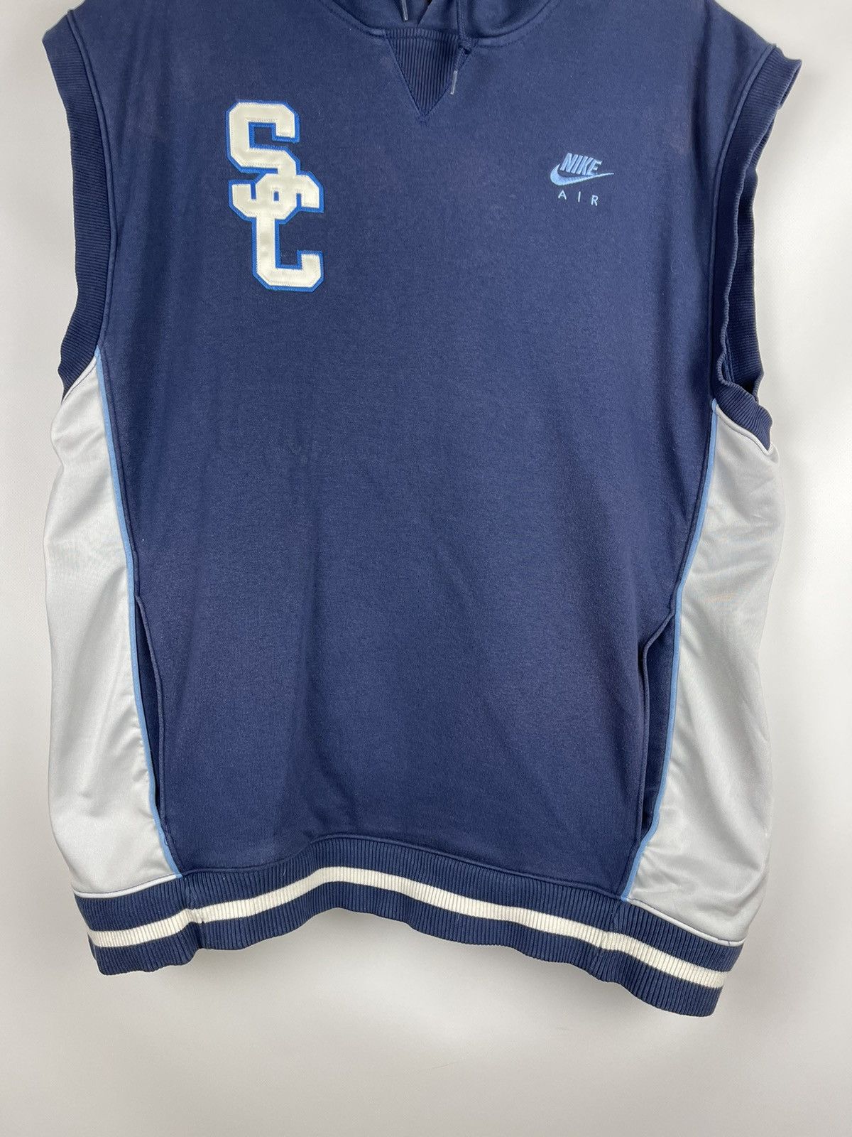 Nike Nike Air vintage y2k Supreme Court basketball hooded vest Size US XL / EU 56 / 4 - 7 Thumbnail