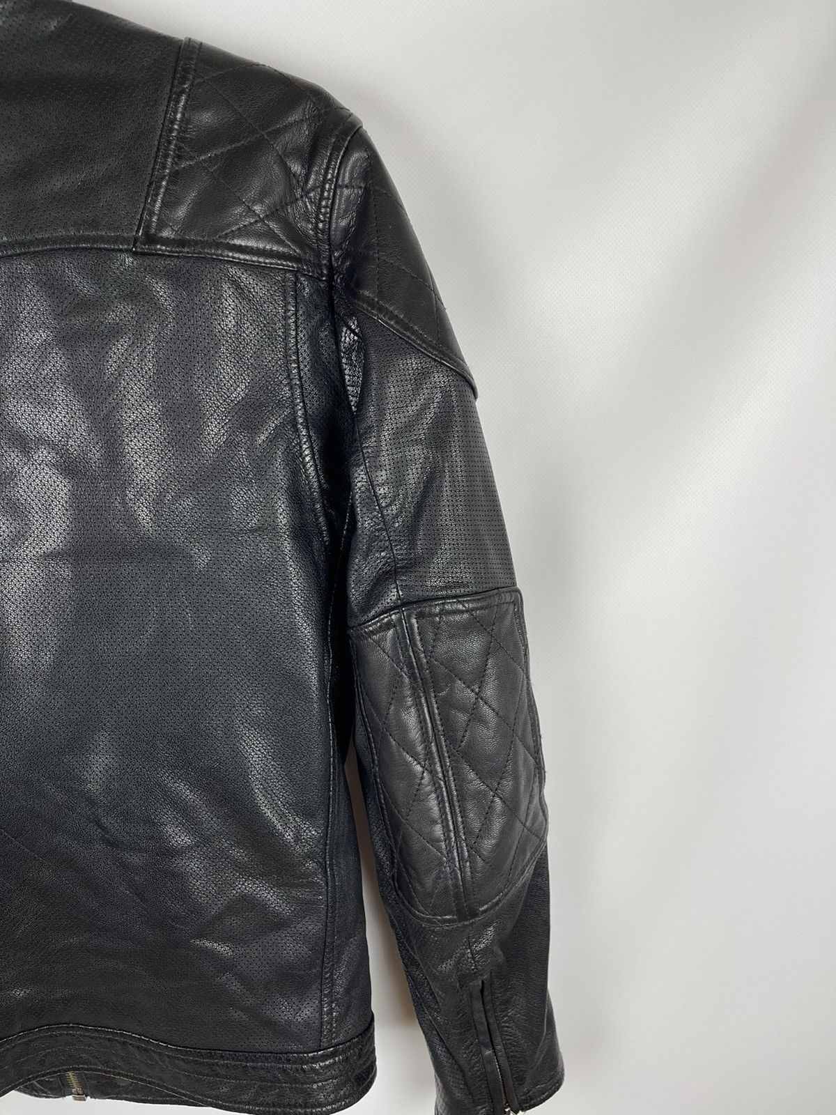 Genuine Leather Blauer USA genuine leather dot pattern avirex schott jacket Size US M / EU 48-50 / 2 - 13 Thumbnail