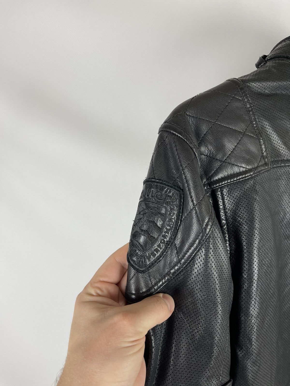 Genuine Leather Blauer USA genuine leather dot pattern avirex schott jacket Size US M / EU 48-50 / 2 - 14 Thumbnail