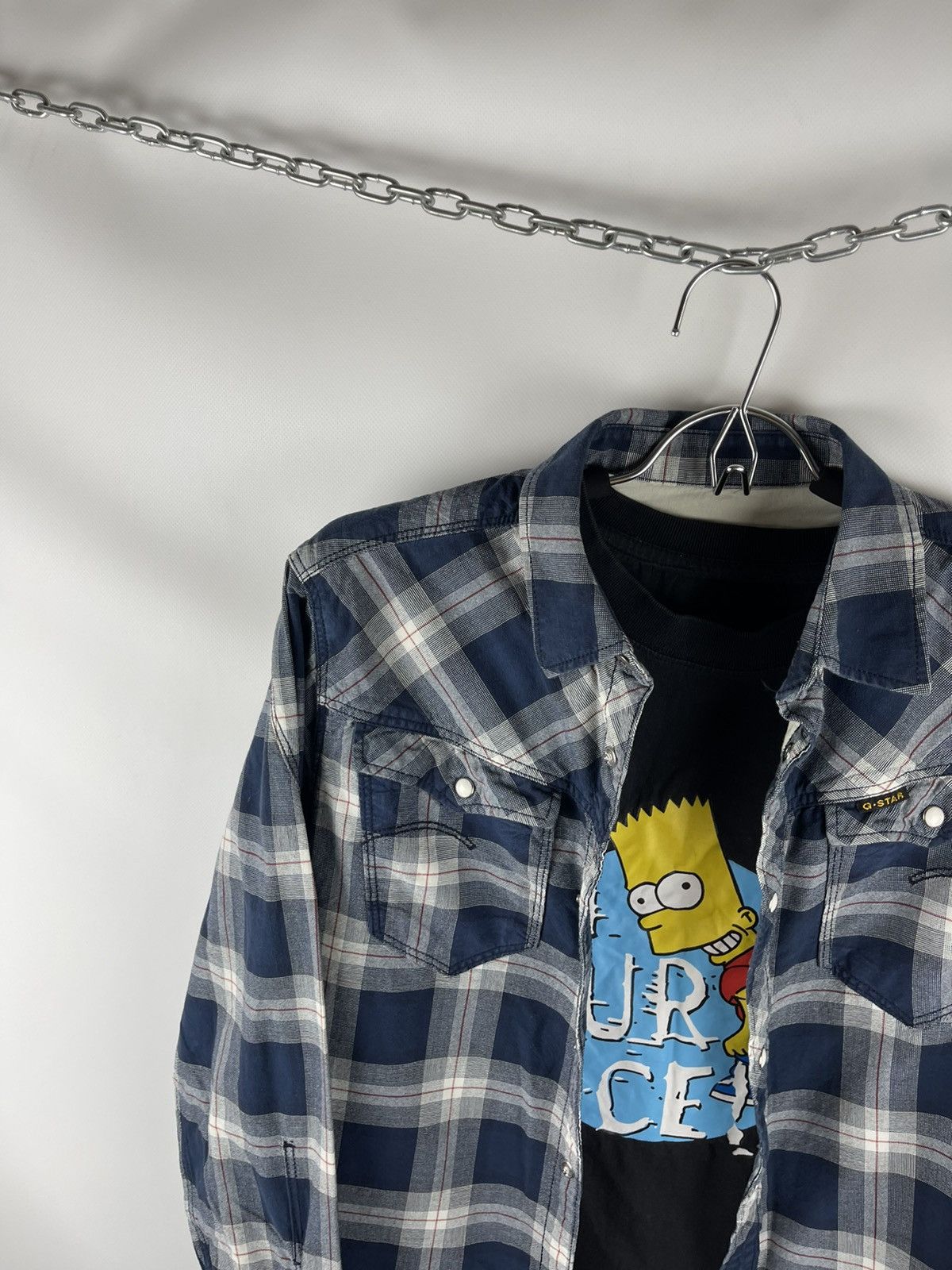 G-Star G-Star Raw arc 3d shirt flannel checkered travis Scott style Size US M / EU 48-50 / 2 - 2 Thumbnail