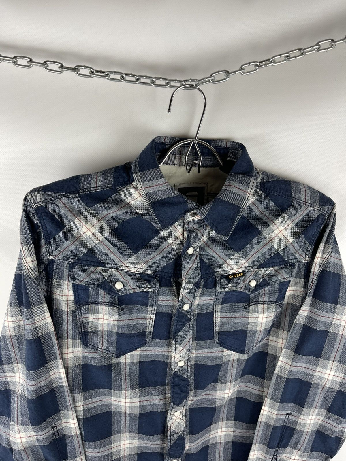 G-Star G-Star Raw arc 3d shirt flannel checkered travis Scott style Size US M / EU 48-50 / 2 - 12 Thumbnail