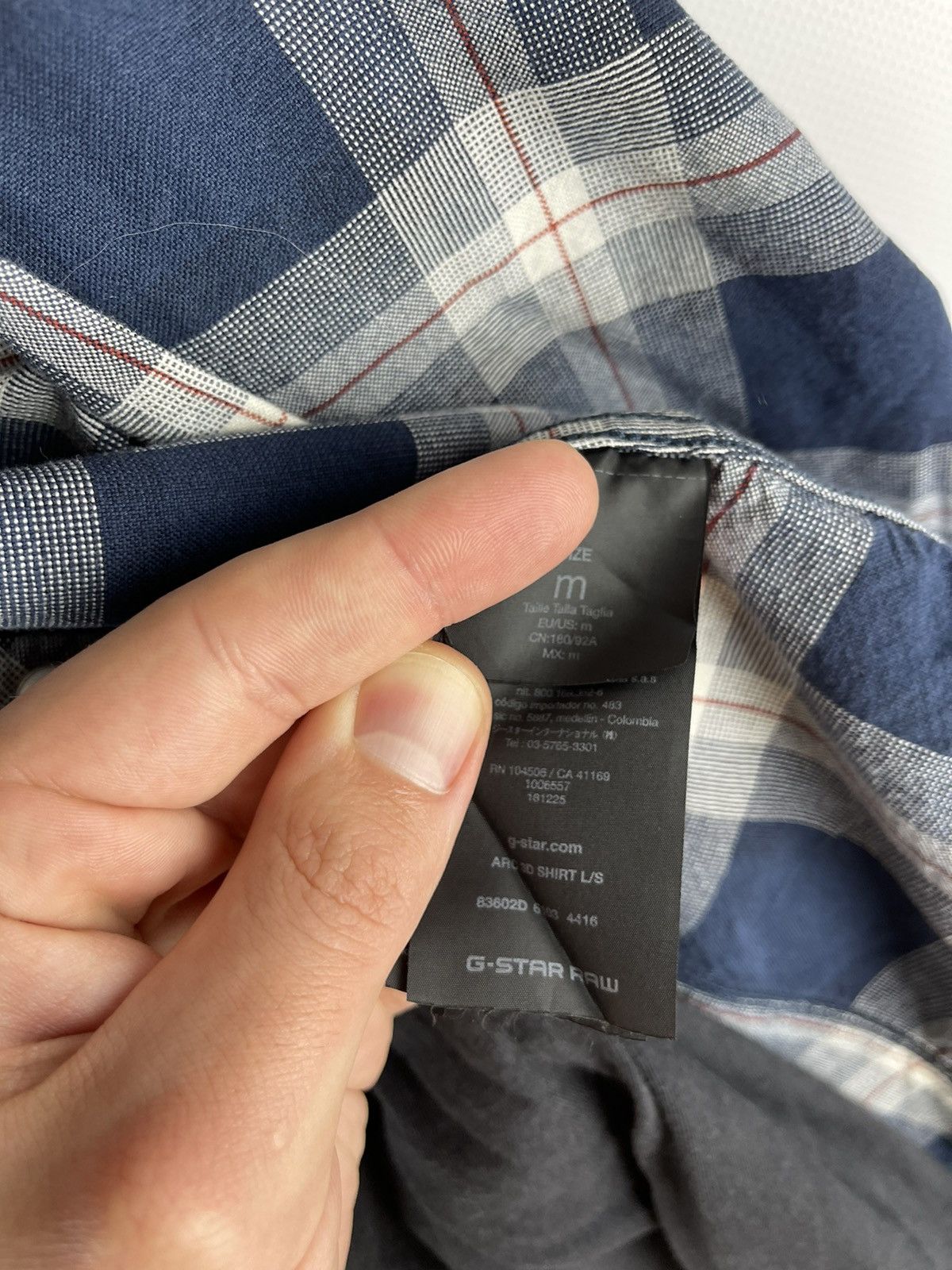 G-Star G-Star Raw arc 3d shirt flannel checkered travis Scott style Size US M / EU 48-50 / 2 - 8 Thumbnail