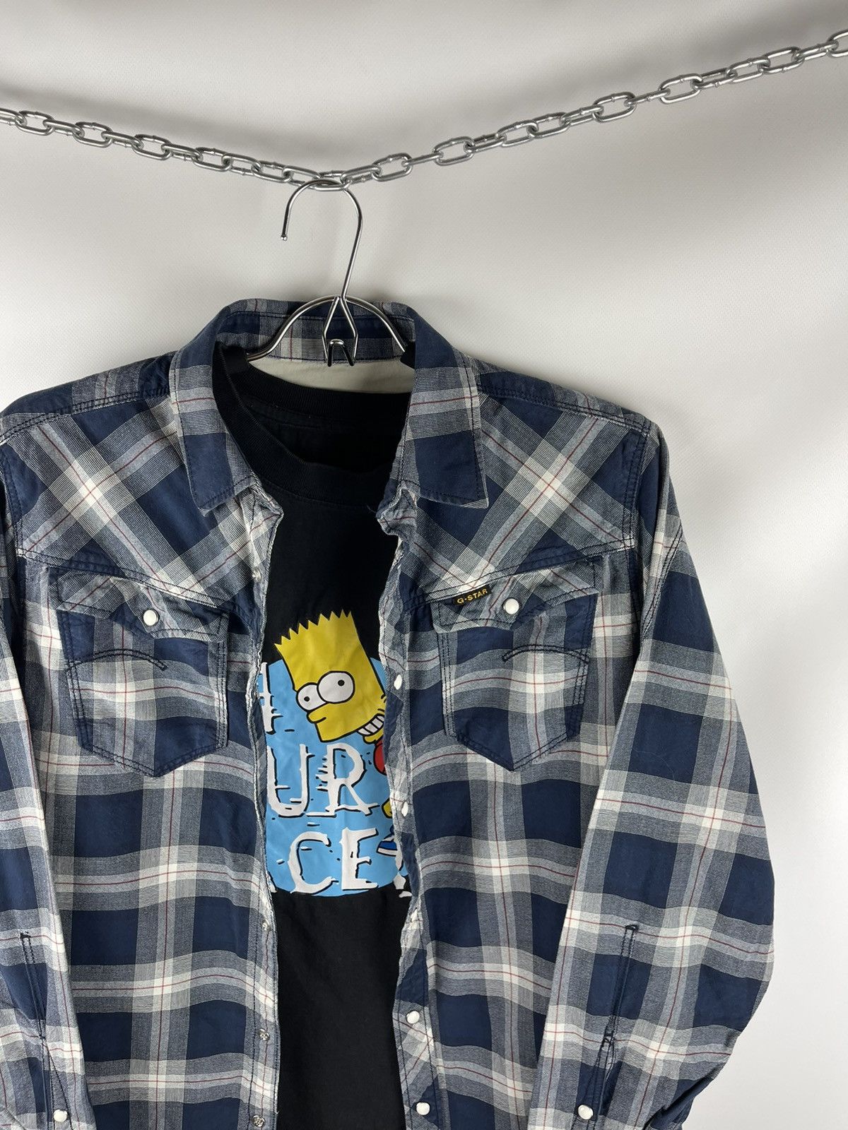 G-Star G-Star Raw arc 3d shirt flannel checkered travis Scott style Size US M / EU 48-50 / 2 - 4 Thumbnail