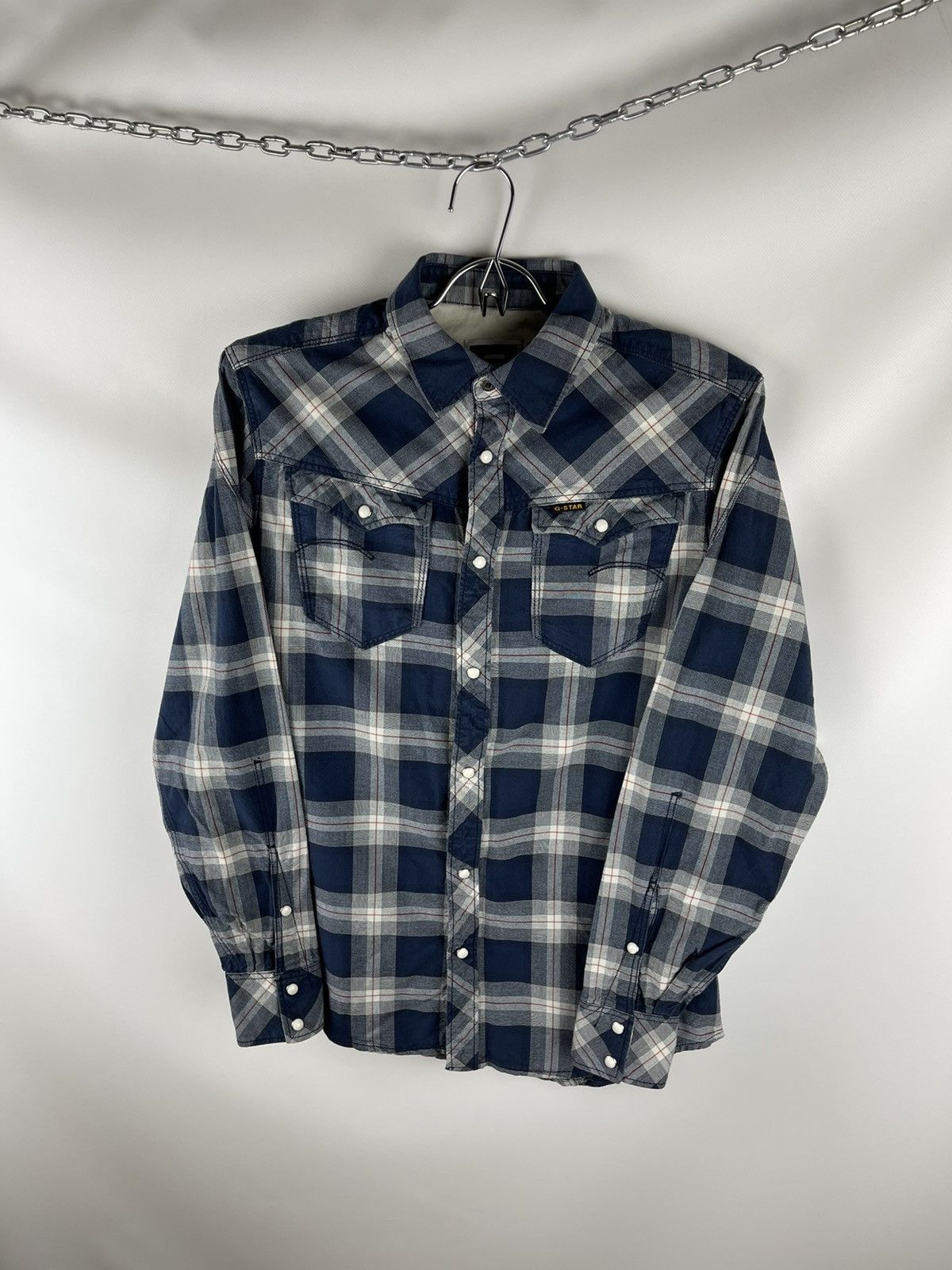 G-Star G-Star Raw arc 3d shirt flannel checkered travis Scott style Size US M / EU 48-50 / 2 - 11 Thumbnail