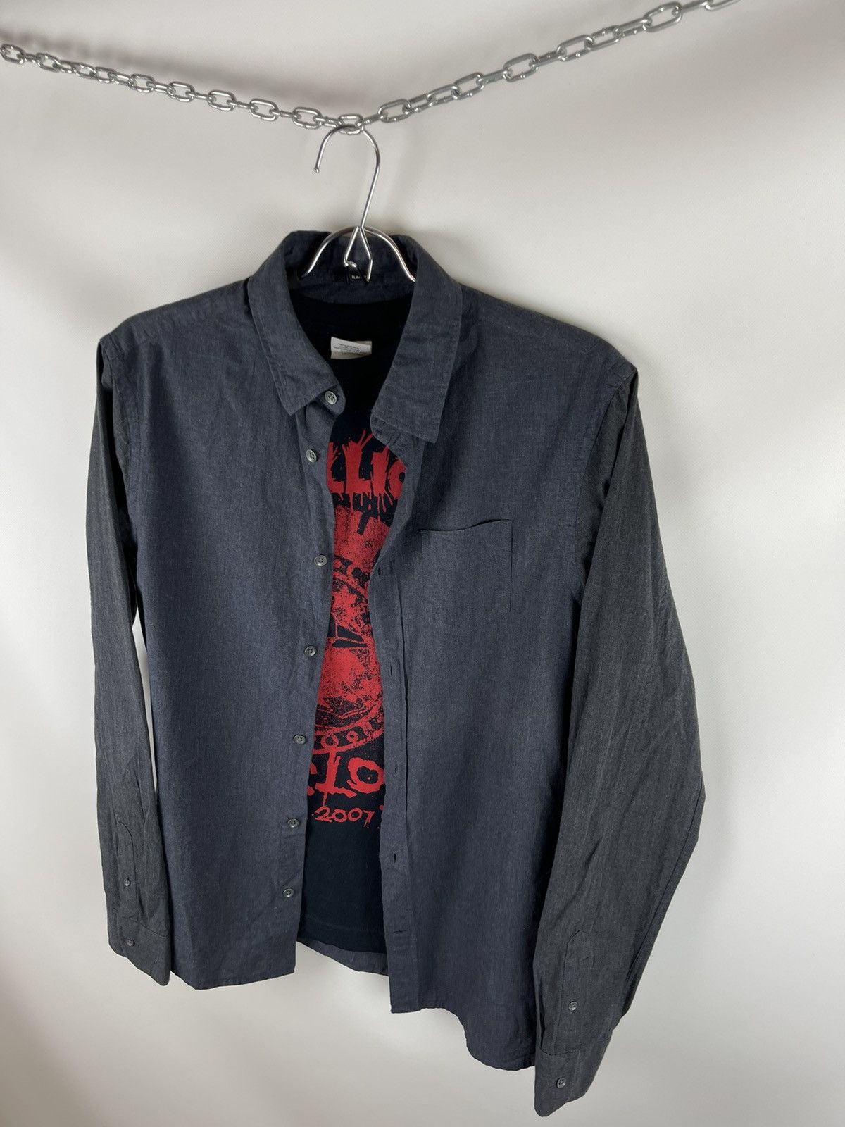 Allsaints Allsaints Seminole lS shirt slim fit double Color Size US S / EU 44-46 / 1 - 4 Thumbnail