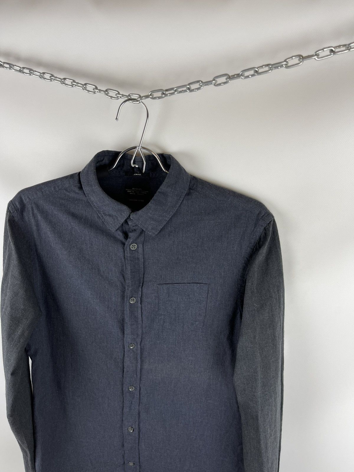 Allsaints Allsaints Seminole lS shirt slim fit double Color Size US S / EU 44-46 / 1 - 9 Thumbnail
