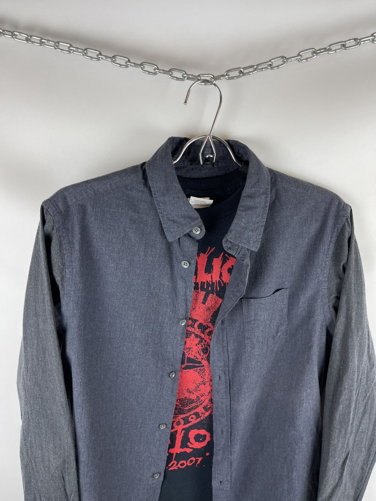 Allsaints Allsaints Seminole lS shirt slim fit double Color Size US S / EU 44-46 / 1 - 2 Thumbnail