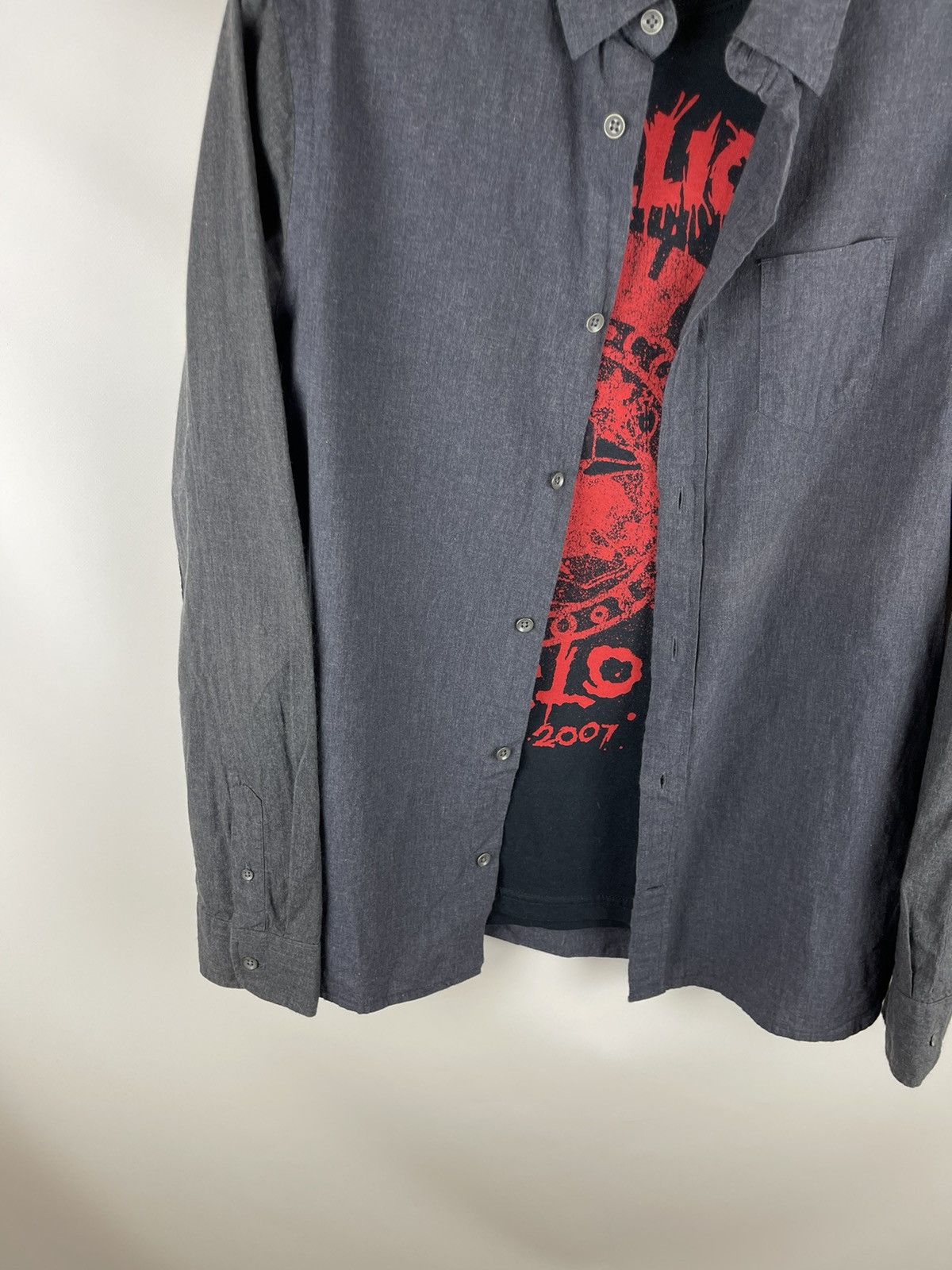 Allsaints Allsaints Seminole lS shirt slim fit double Color Size US S / EU 44-46 / 1 - 3 Thumbnail