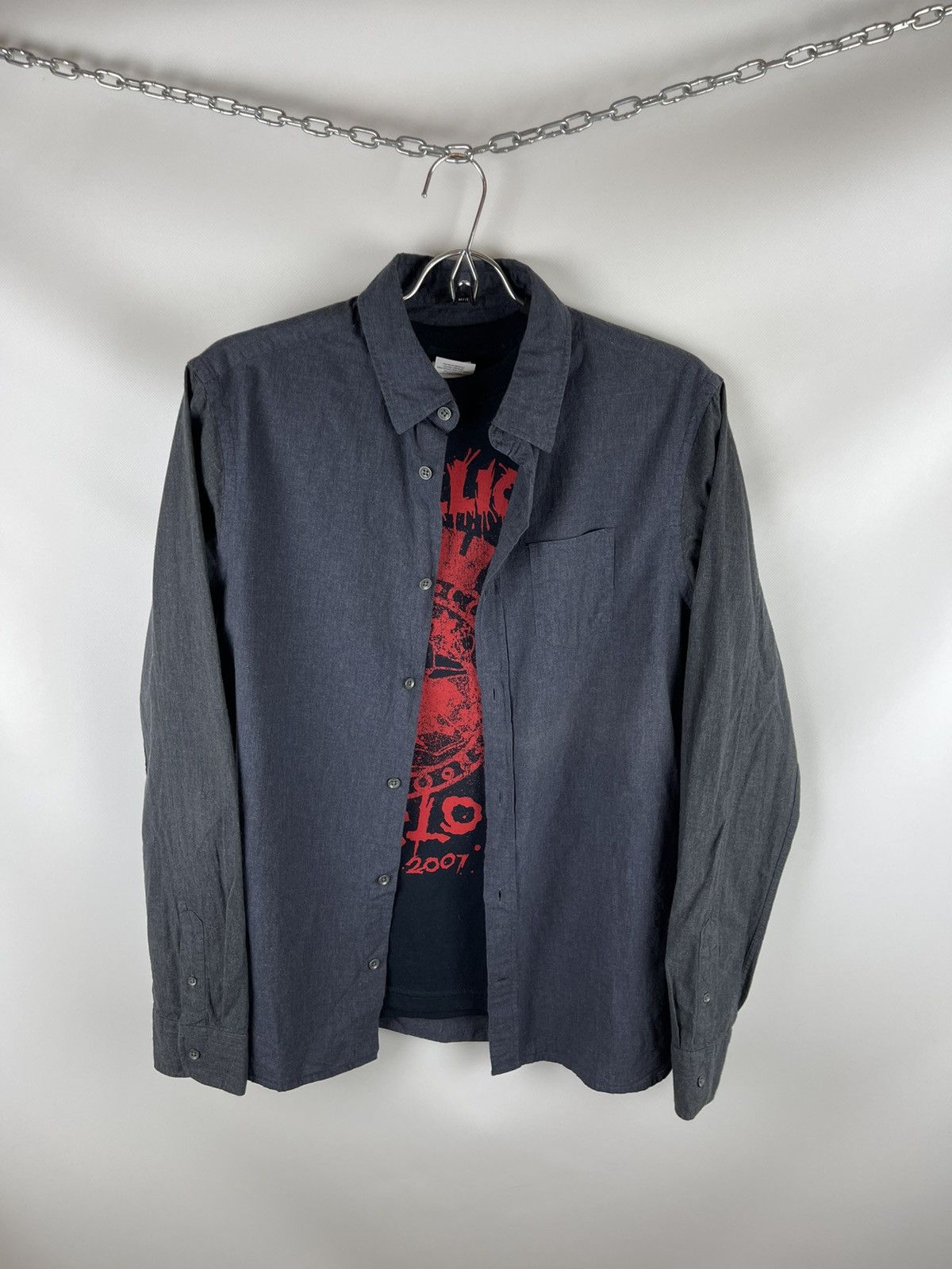 Allsaints Allsaints Seminole lS shirt slim fit double Color Size US S / EU 44-46 / 1 - 1 Thumbnail