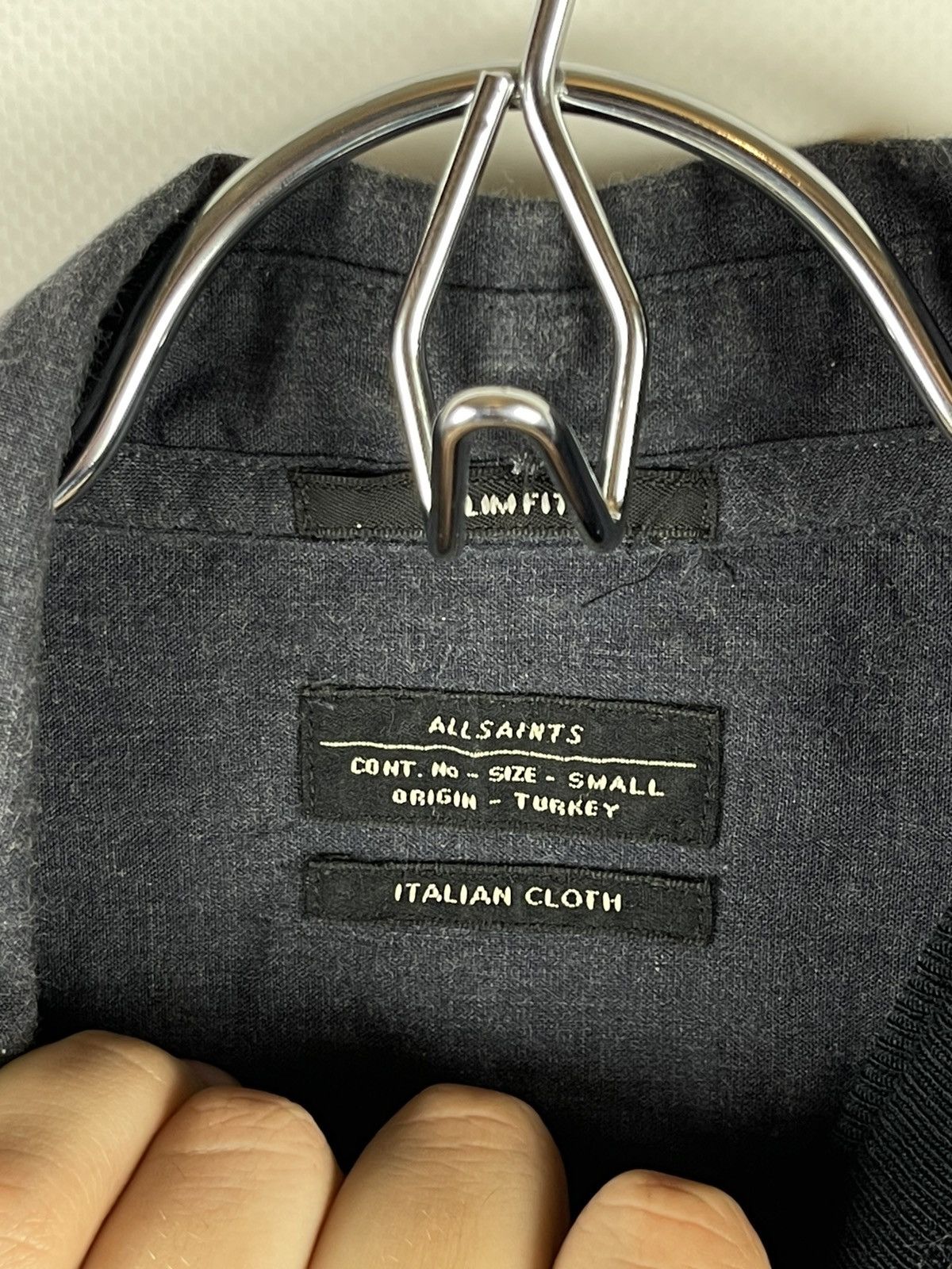 Allsaints Allsaints Seminole lS shirt slim fit double Color Size US S / EU 44-46 / 1 - 7 Thumbnail