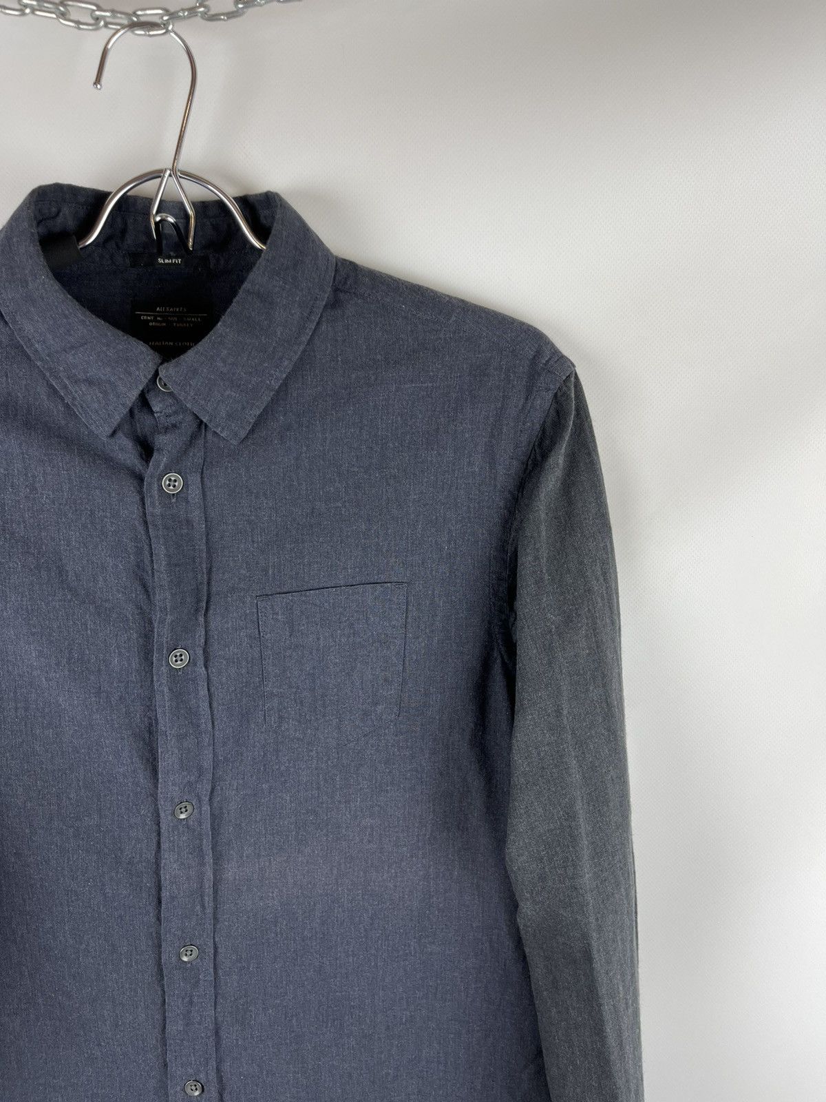 Allsaints Allsaints Seminole lS shirt slim fit double Color Size US S / EU 44-46 / 1 - 10 Thumbnail