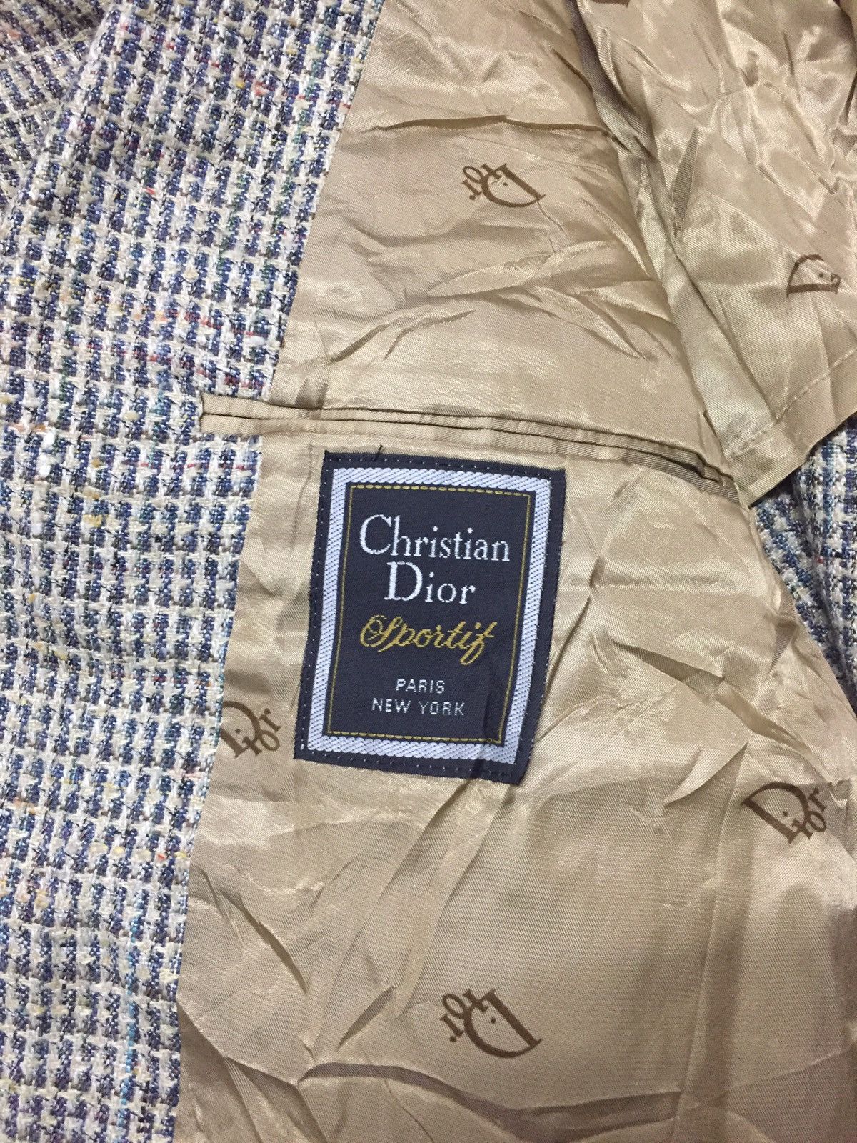 Christian Dior Monsieur × Vintage Vintage Christian Dior Knit Blazer Size 38R - 5 Thumbnail
