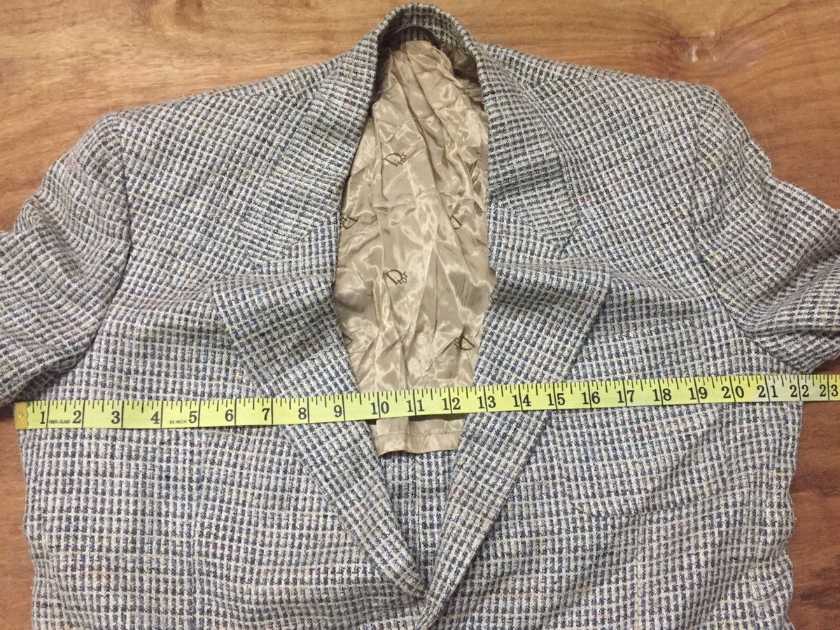 Christian Dior Monsieur × Vintage Vintage Christian Dior Knit Blazer Size 38R - 8 Thumbnail