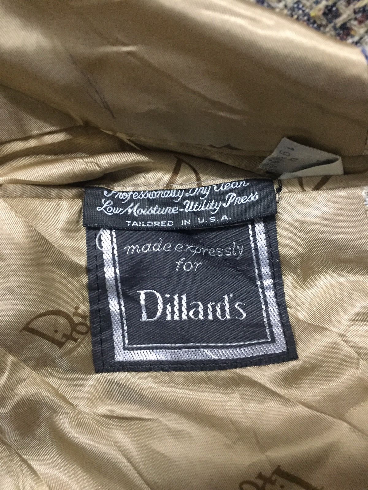 Christian Dior Monsieur × Vintage Vintage Christian Dior Knit Blazer Size 38R - 6 Thumbnail