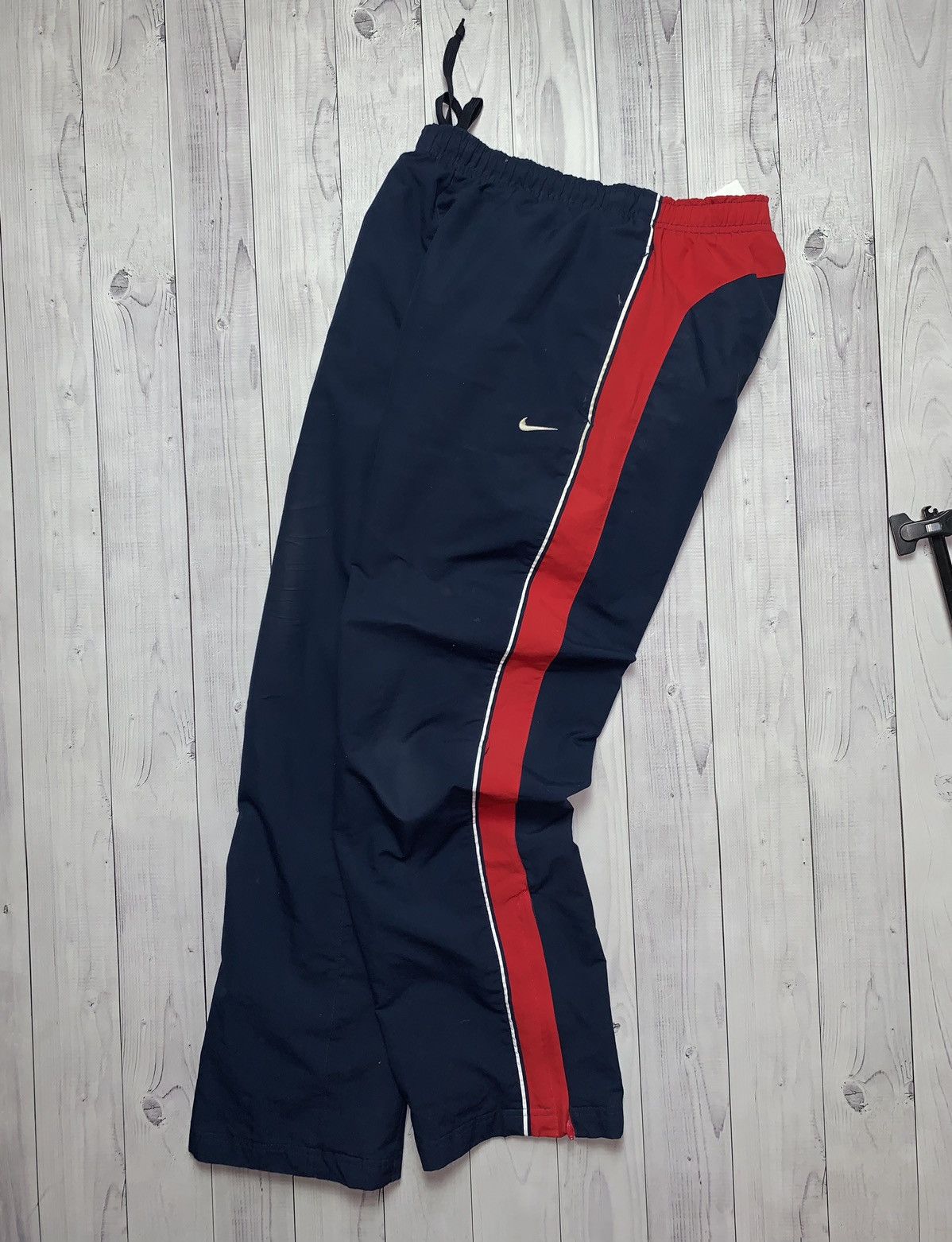 Vintage Nike pants joggers drill size S red line