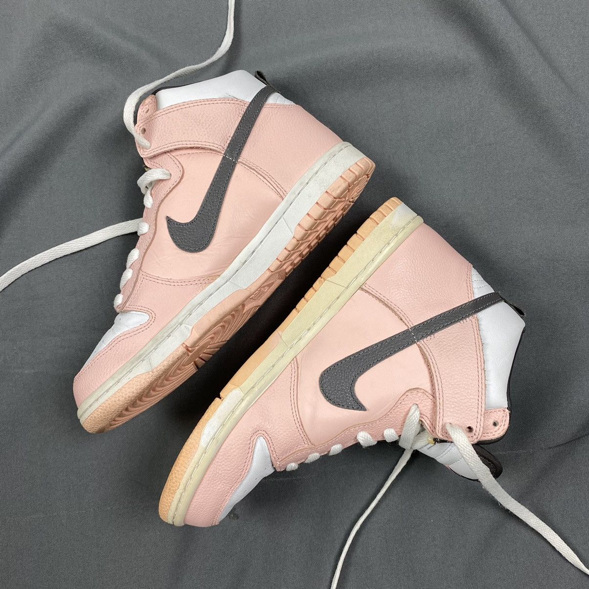 Nike 2004 W’s Nike Dunk High Storm Pink/Midnight Fog-White Size US 7 / IT 37 - 3 Thumbnail