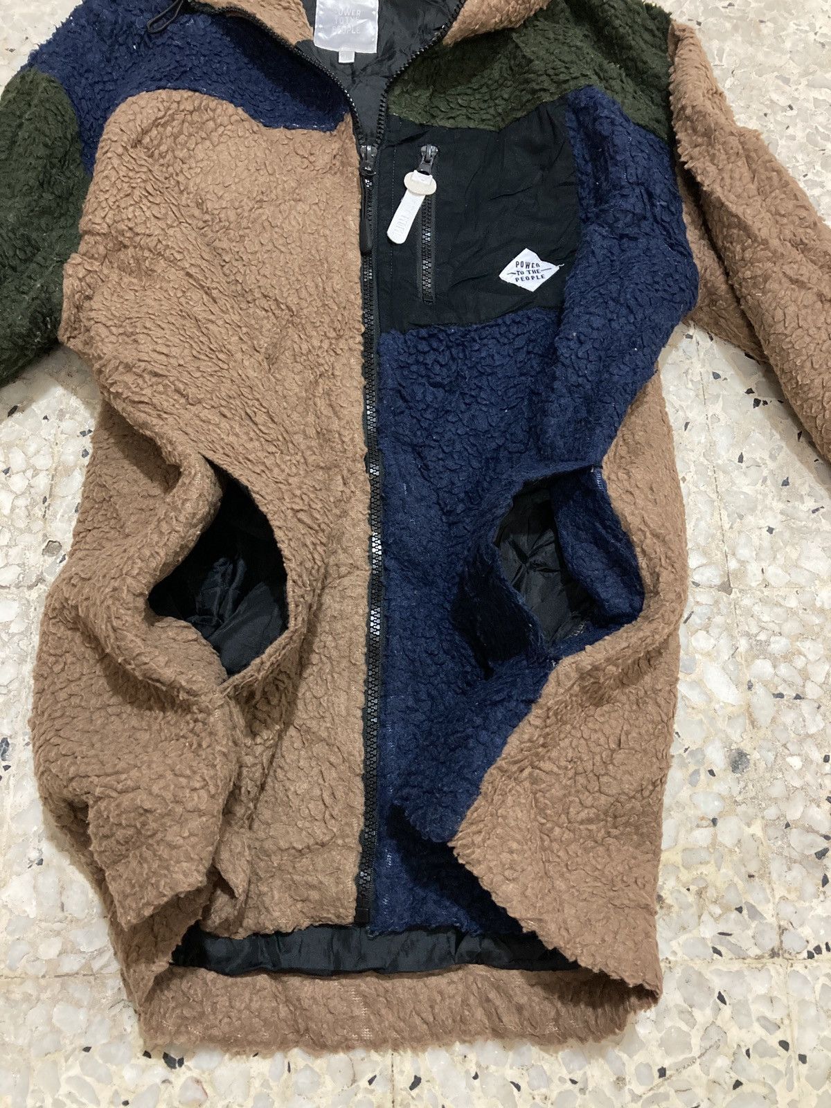 Japanese Brand Power To The People Multicolor Sherpa Fleece Jackets Size US L / EU 52-54 / 3 - 5 Thumbnail