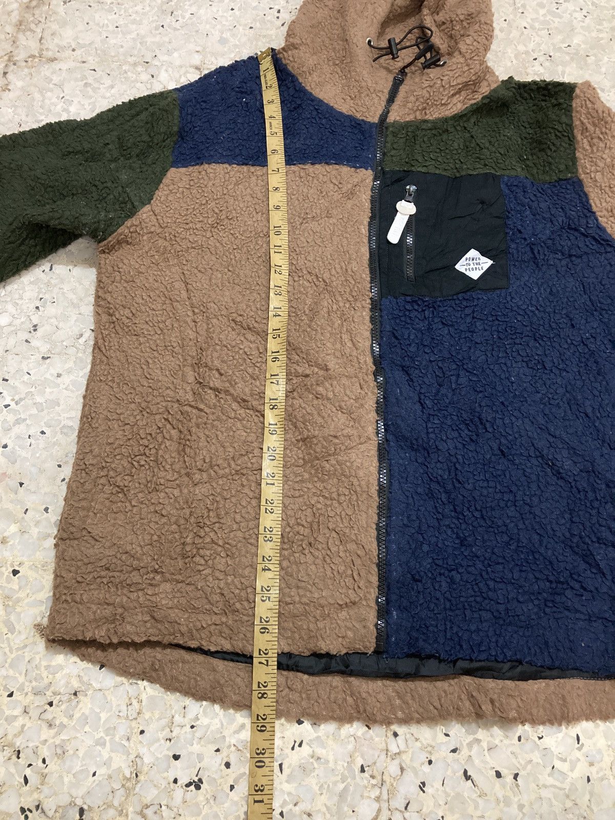 Japanese Brand Power To The People Multicolor Sherpa Fleece Jackets Size US L / EU 52-54 / 3 - 9 Thumbnail