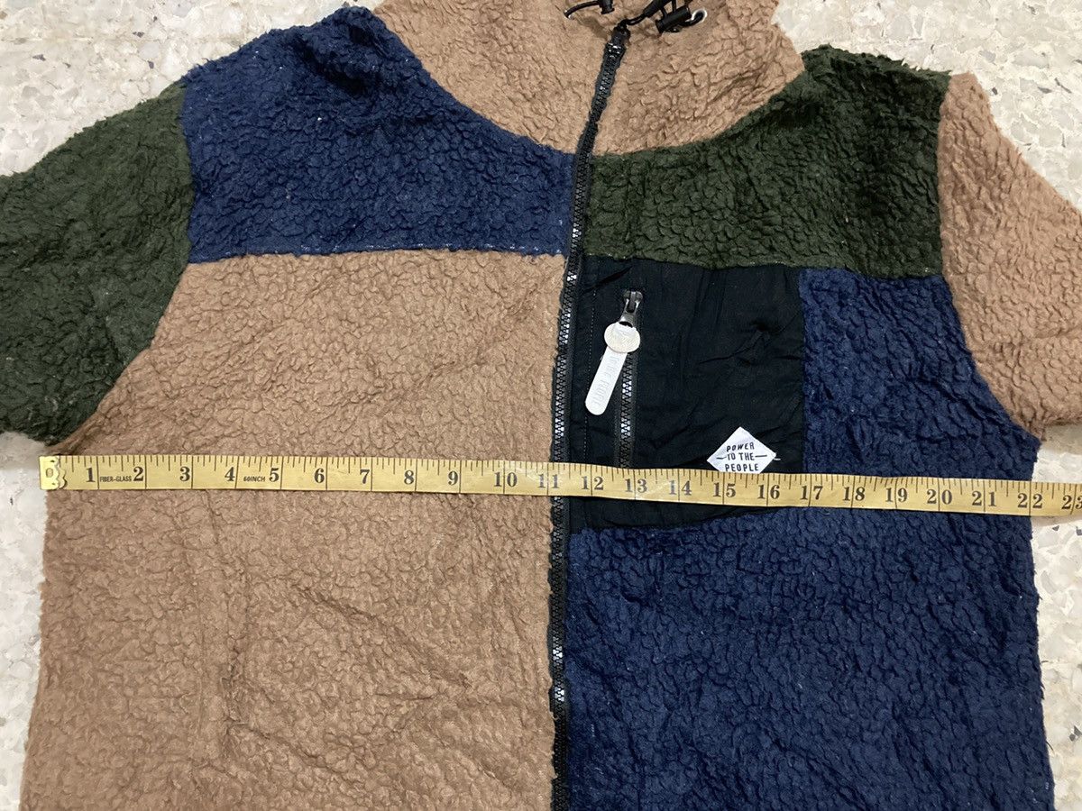Japanese Brand Power To The People Multicolor Sherpa Fleece Jackets Size US L / EU 52-54 / 3 - 8 Thumbnail