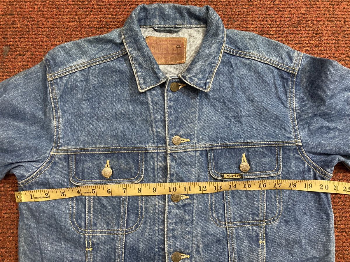Japanese Brand Vintage Blue Way Trucker Denim Jackets Size US L / EU 52-54 / 3 - 11 Thumbnail