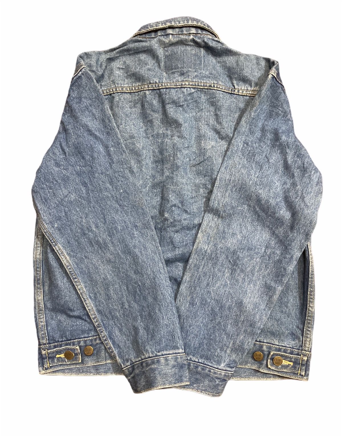 Japanese Brand Vintage Blue Way Trucker Denim Jackets Size US L / EU 52-54 / 3 - 4 Thumbnail
