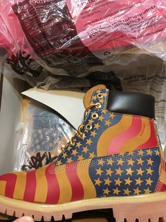 Timberland 6 boot supreme on sale stars e amp; stripes wheat