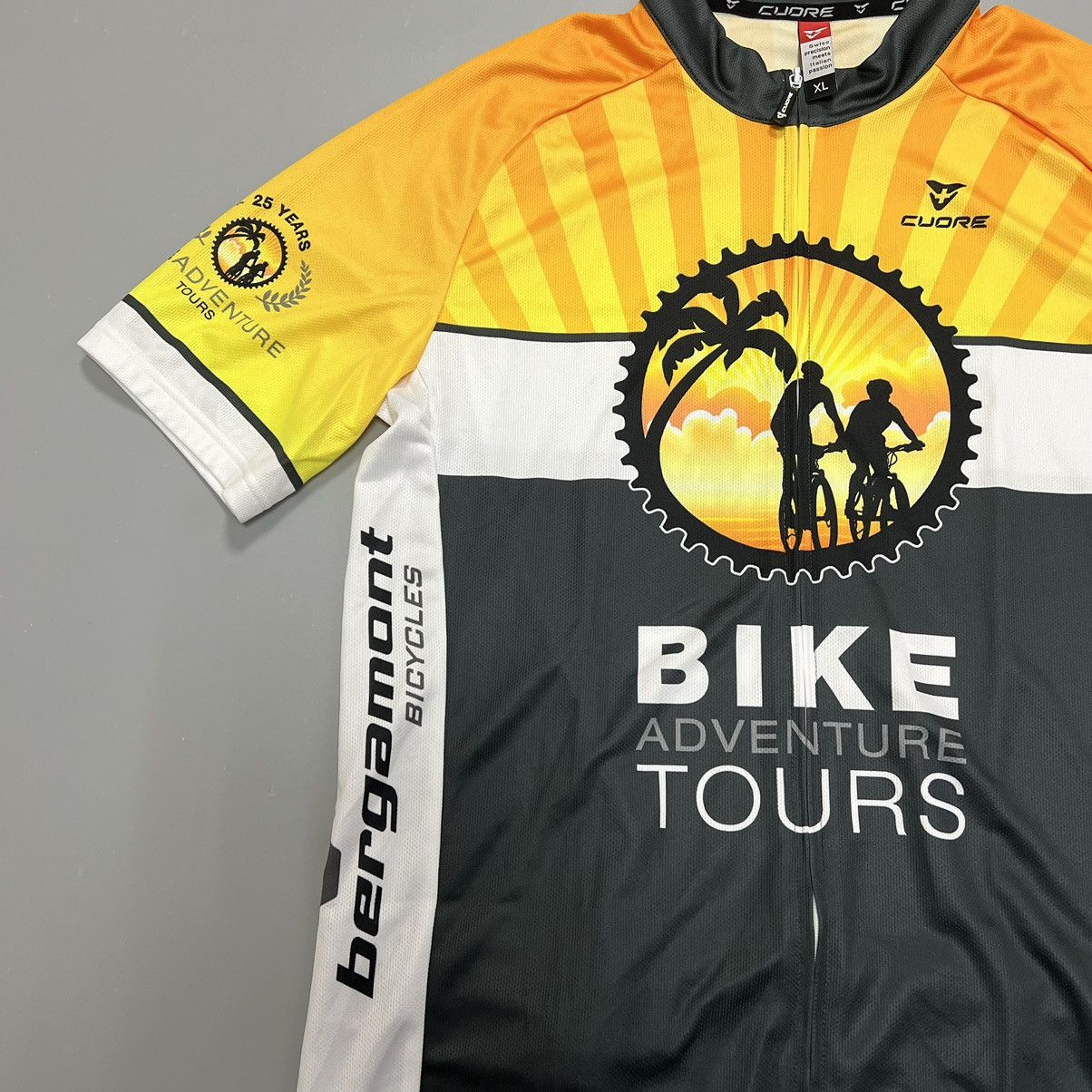 Other Active Cuore Bike jersey t shirt “Bike Adventure Tours” Size US L / EU 52-54 / 3 - 5 Thumbnail
