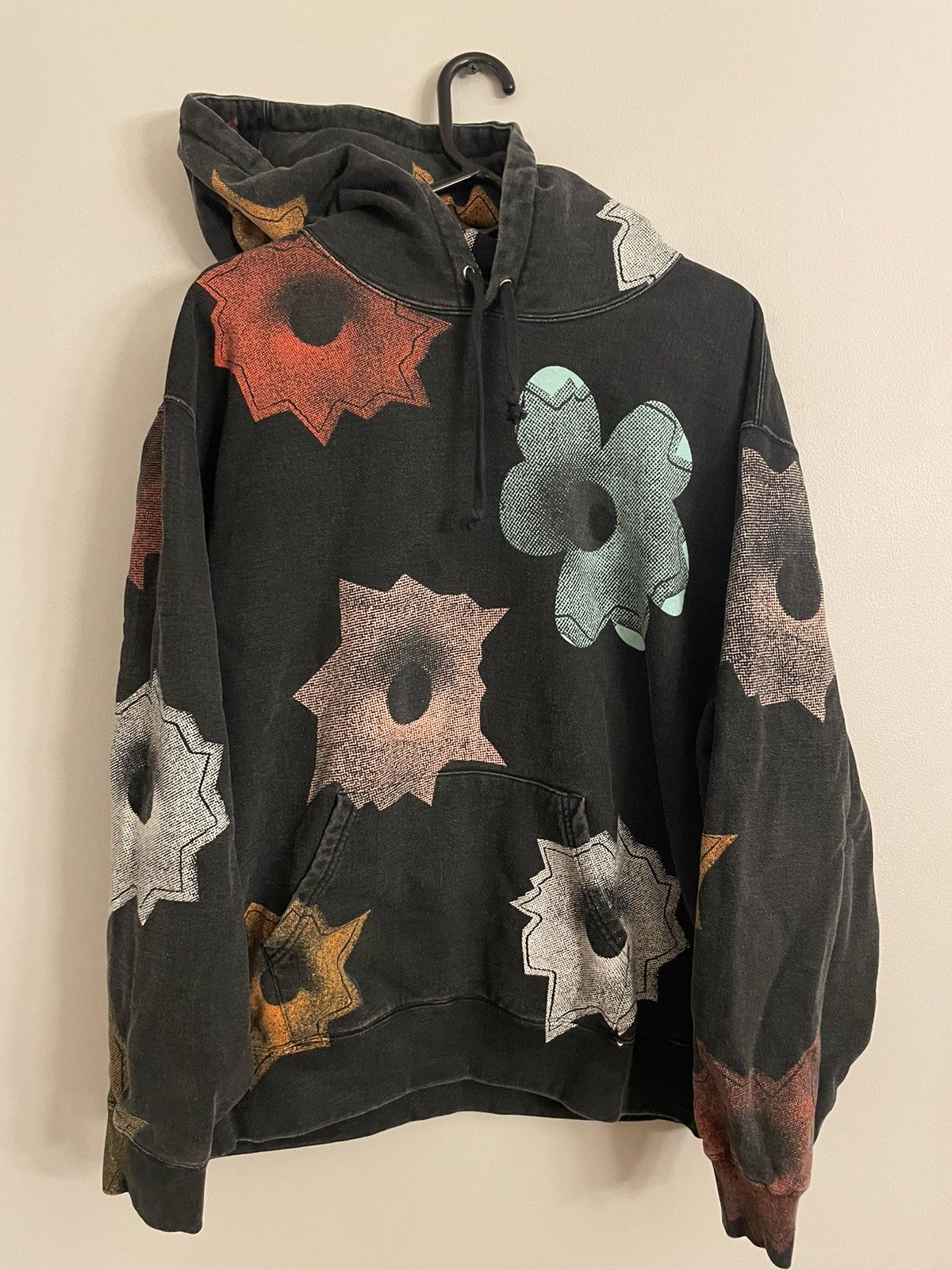 トップス Supreme nate lowman hooded sweatshirt Supreme Nate Lowman Hooded Hoodie Sweatshirt Black Size XL