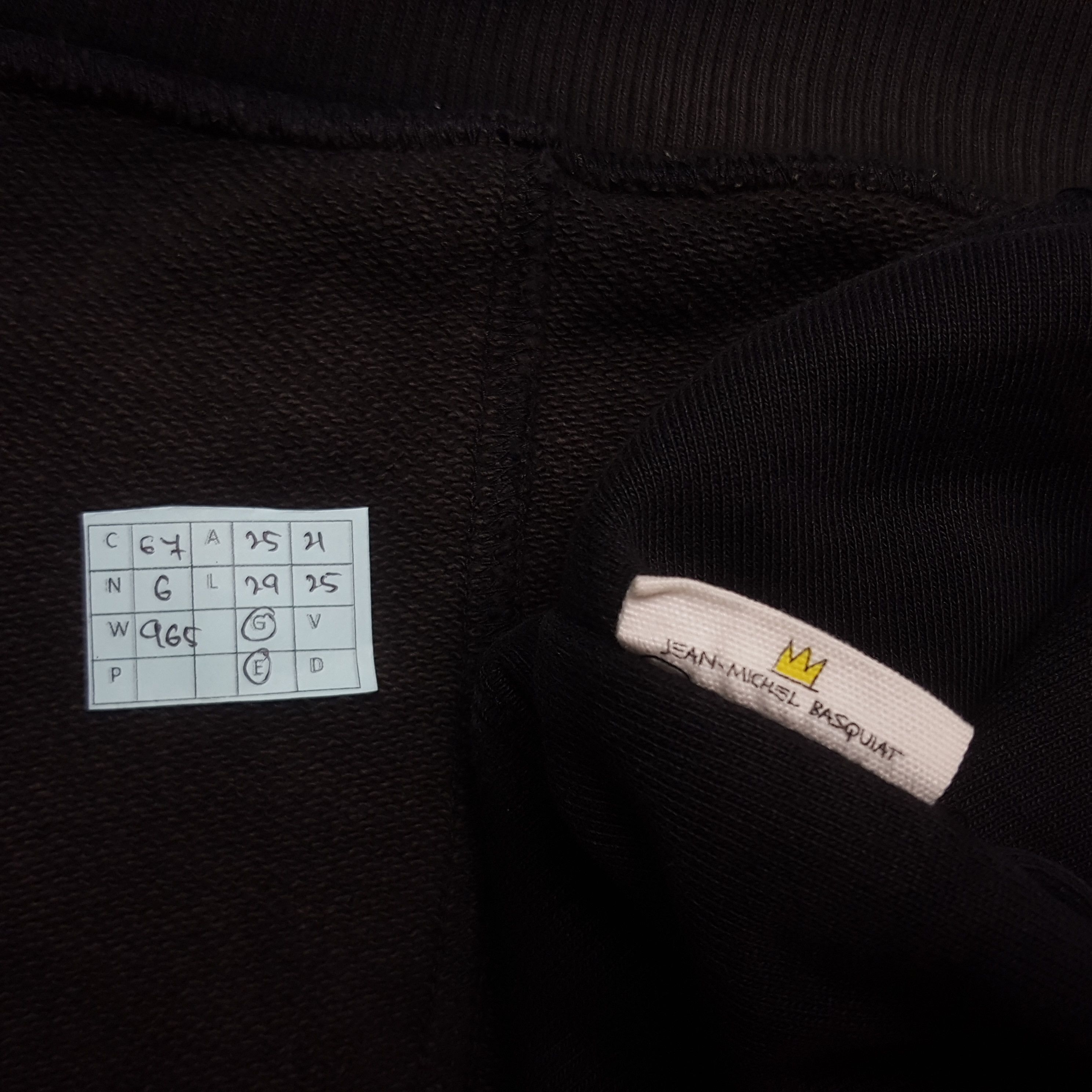 Jean-Michel Basquiat × Vintage Vintage Jeans Michel Basquiat Sweatshirt Hoodies Size US L / EU 52-54 / 3 - 9 Thumbnail