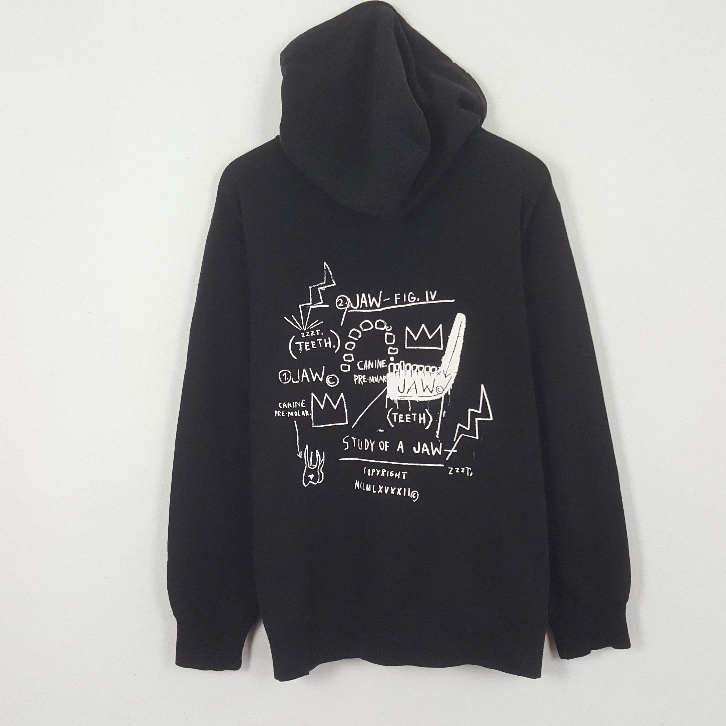Jean-Michel Basquiat × Vintage Vintage Jeans Michel Basquiat Sweatshirt Hoodies Size US L / EU 52-54 / 3 - 1 Thumbnail