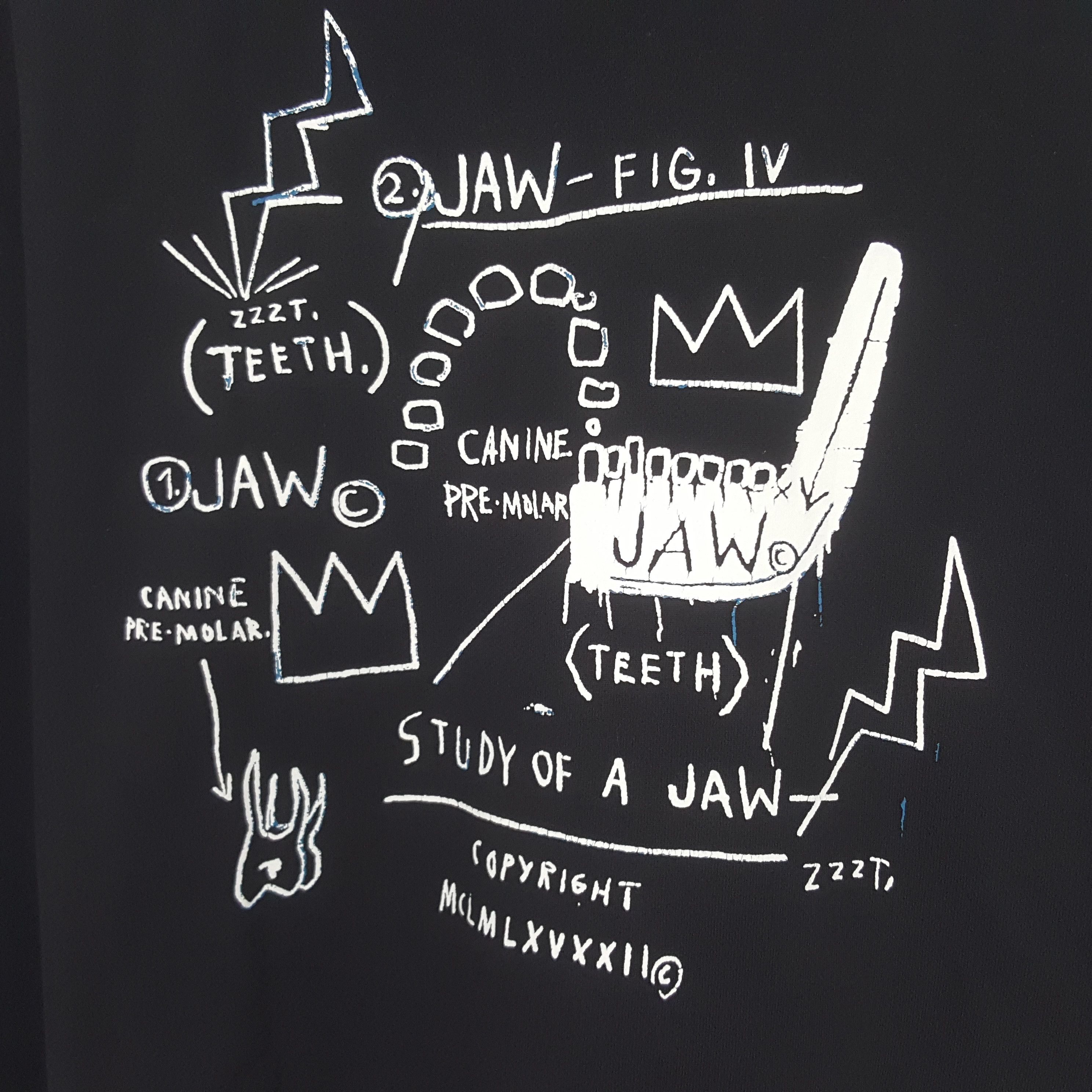 Jean-Michel Basquiat × Vintage Vintage Jeans Michel Basquiat Sweatshirt Hoodies Size US L / EU 52-54 / 3 - 2 Thumbnail