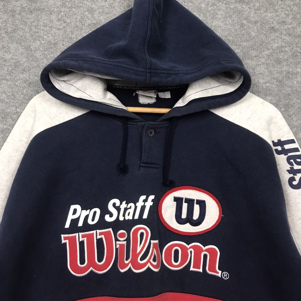Vintage × Wilson Vintage Pro Staff Wilson Fullover hoodies jacket Size US L / EU 52-54 / 3 - 2 Thumbnail