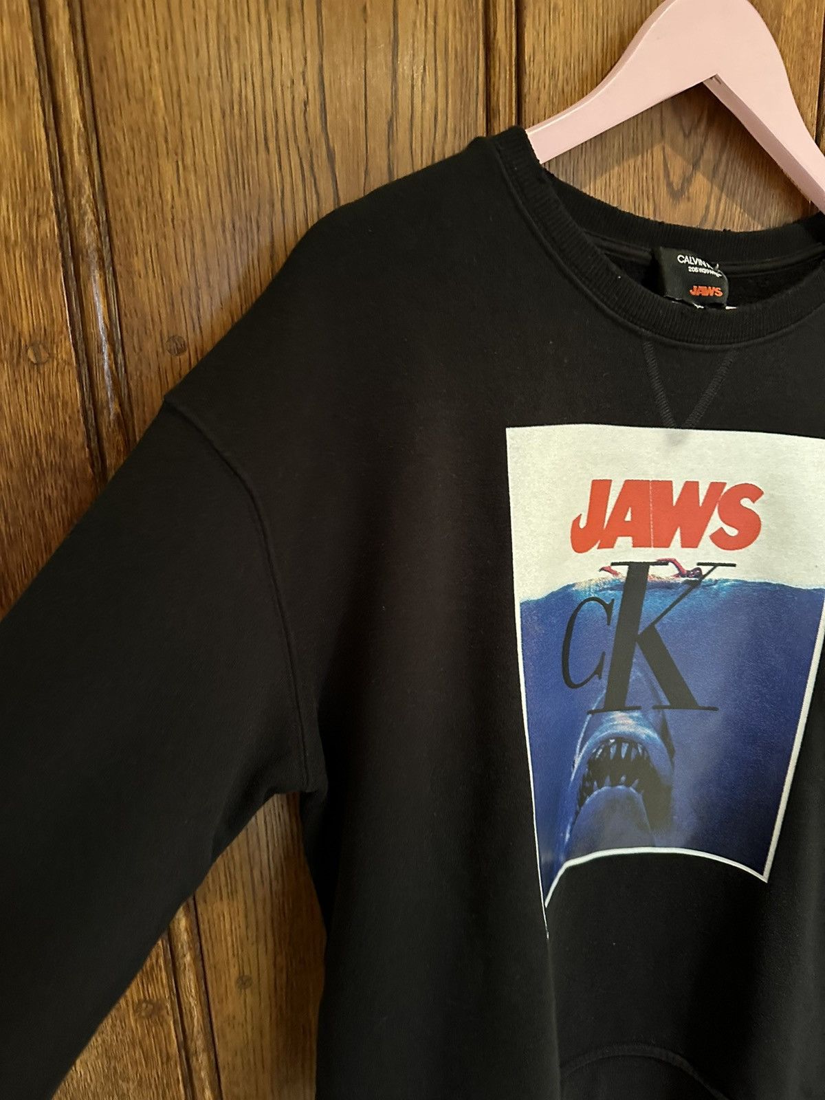 Calvin Klein 205W39NYC FW19 Calvin Klein 205W39NYC Jaws black sweater Raf Simons Size US M / EU 48-50 / 2 - 10 Thumbnail