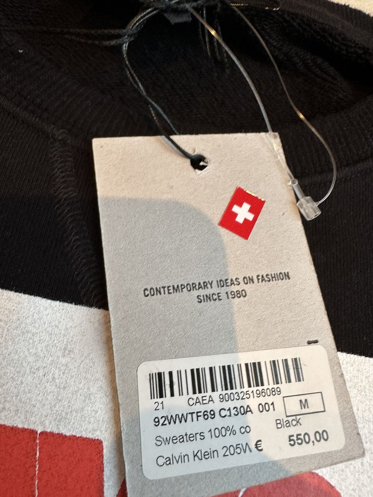 Calvin Klein 205W39NYC FW19 Calvin Klein 205W39NYC Jaws black sweater Raf Simons Size US M / EU 48-50 / 2 - 18 Thumbnail
