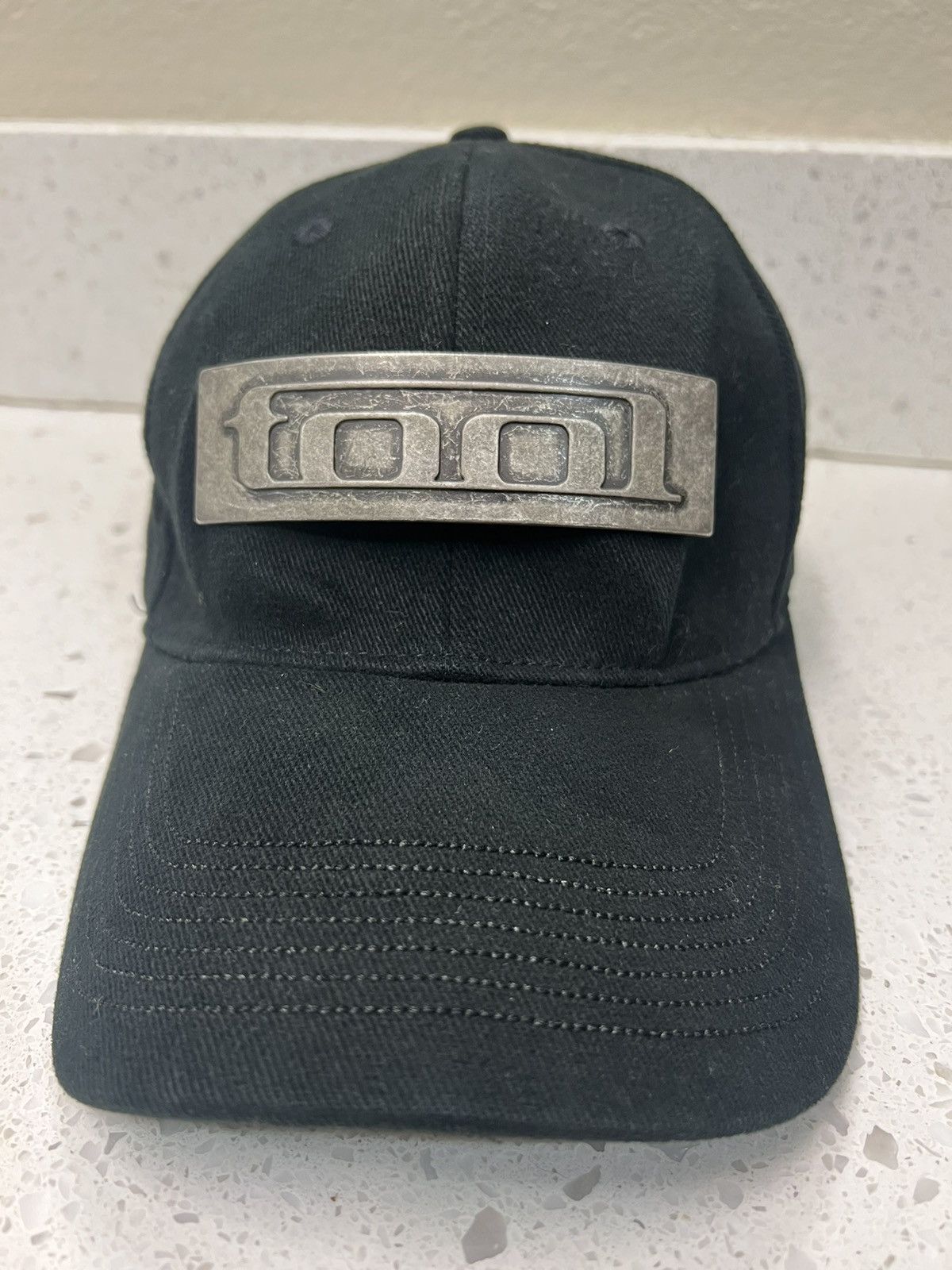 Vintage Tool 10,000 offers Days Real Metal Plate Flex fit band Hat