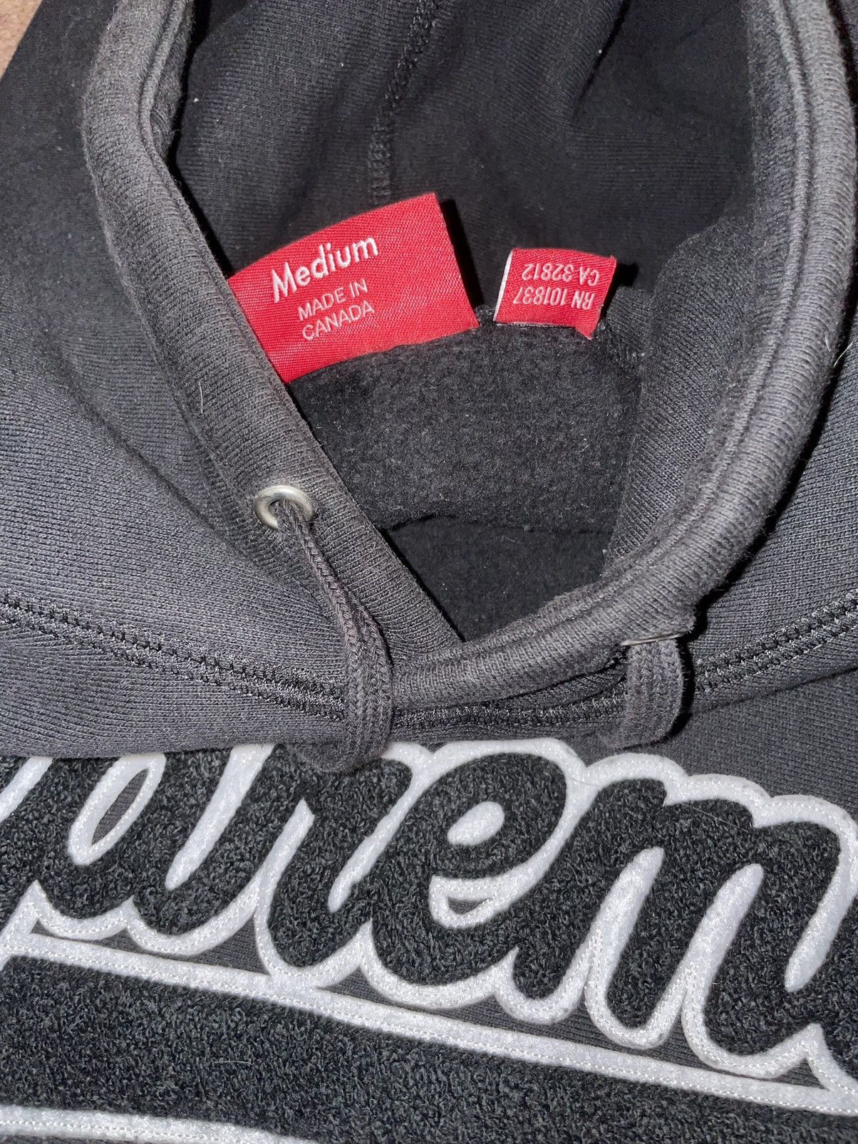 Supreme Chenille Script Hoodie