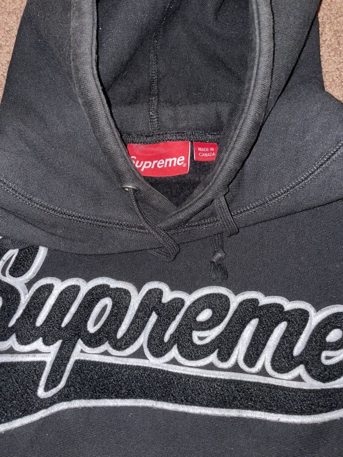 Supreme Chenille Script Hoodie