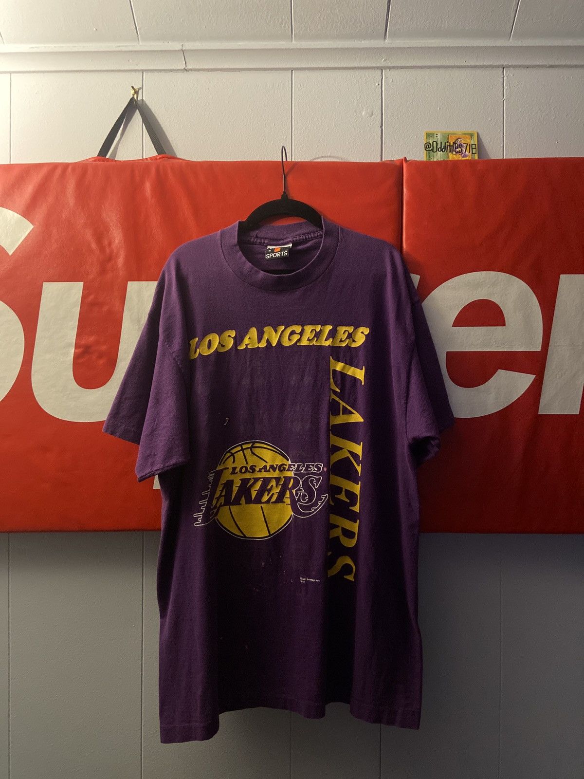 Vintage 1991 Los Angeles Lakers Signal Sports Tee Size XL | Grailed