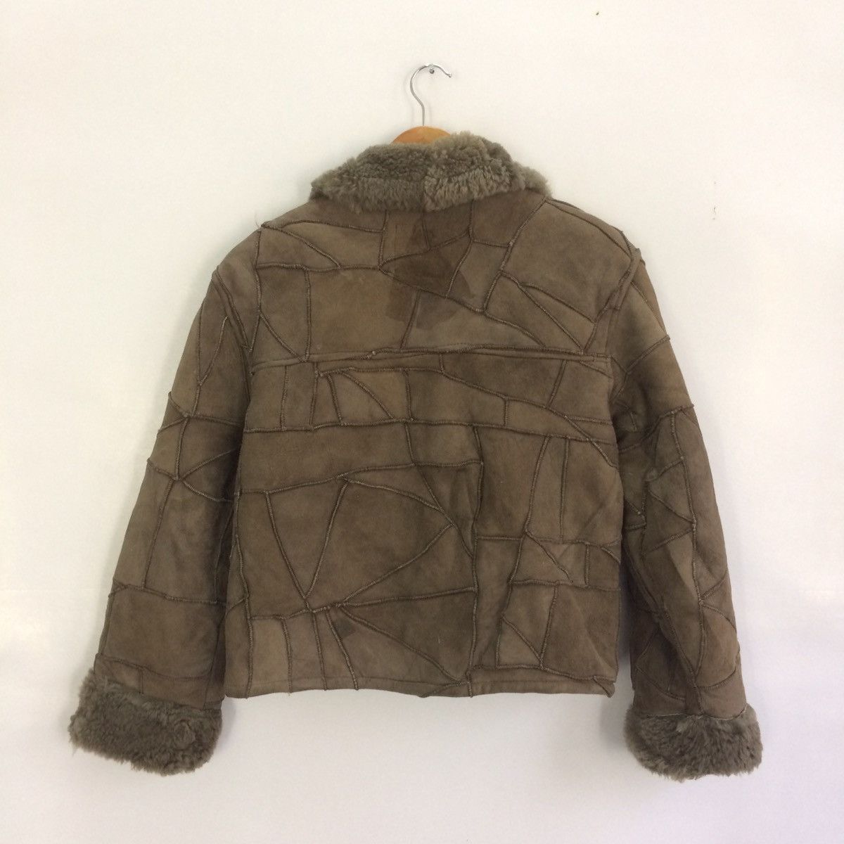 Designer × Japanese Brand Vintage vert dense leather patchwork jacket Size US M / EU 48-50 / 2 - 3 Thumbnail