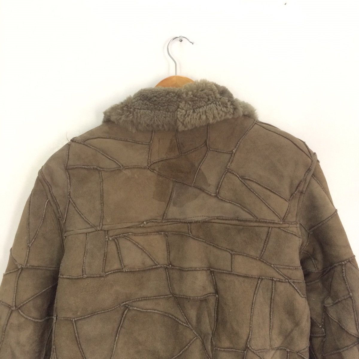 Designer × Japanese Brand Vintage vert dense leather patchwork jacket Size US M / EU 48-50 / 2 - 4 Thumbnail