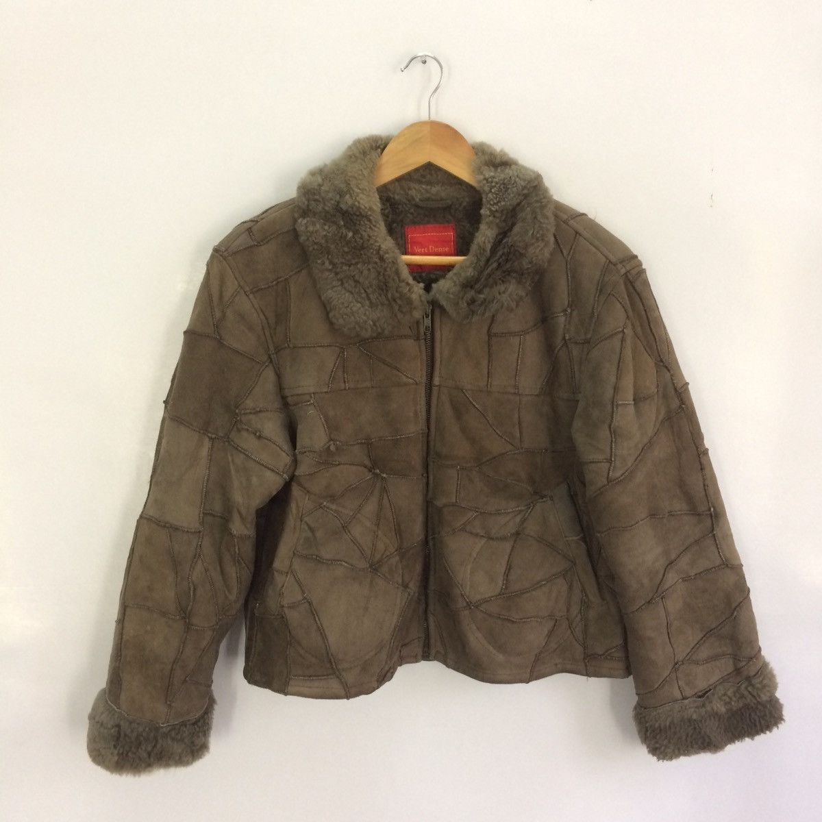 Designer × Japanese Brand Vintage vert dense leather patchwork jacket Size US M / EU 48-50 / 2 - 1 Thumbnail