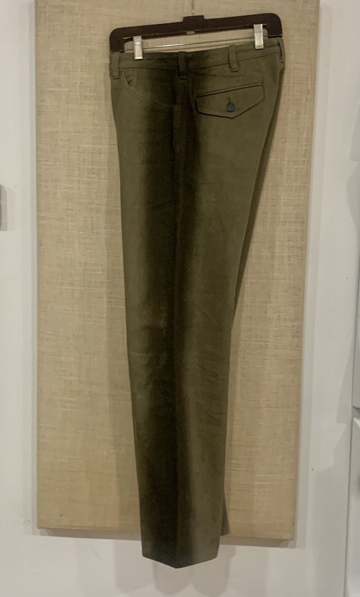 Issey Miyake gradient dye stripe heavy cotton pants