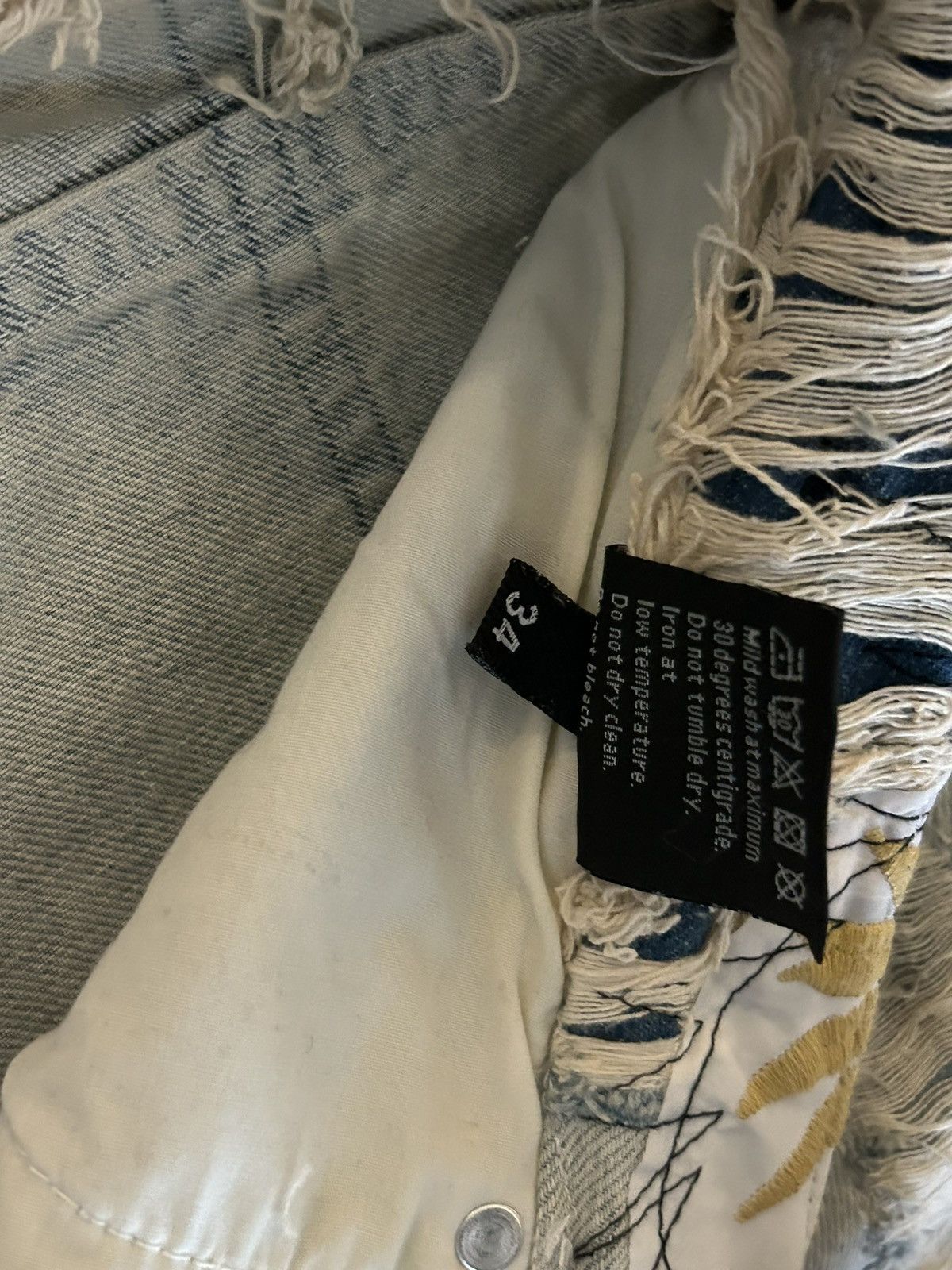 Who Decides War HIDJI SIGNATURE DENIM Size US 34 / EU 50 - 6 Thumbnail