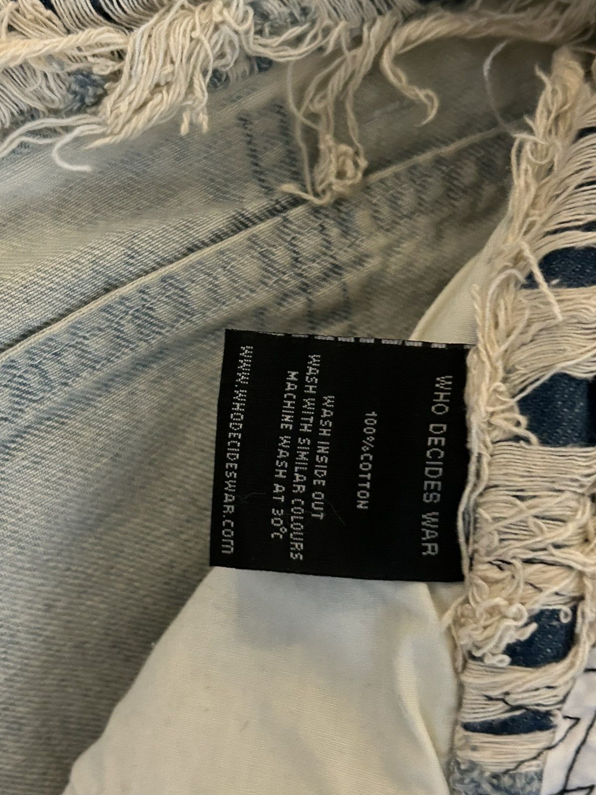 Who Decides War HIDJI SIGNATURE DENIM Size US 34 / EU 50 - 7 Thumbnail