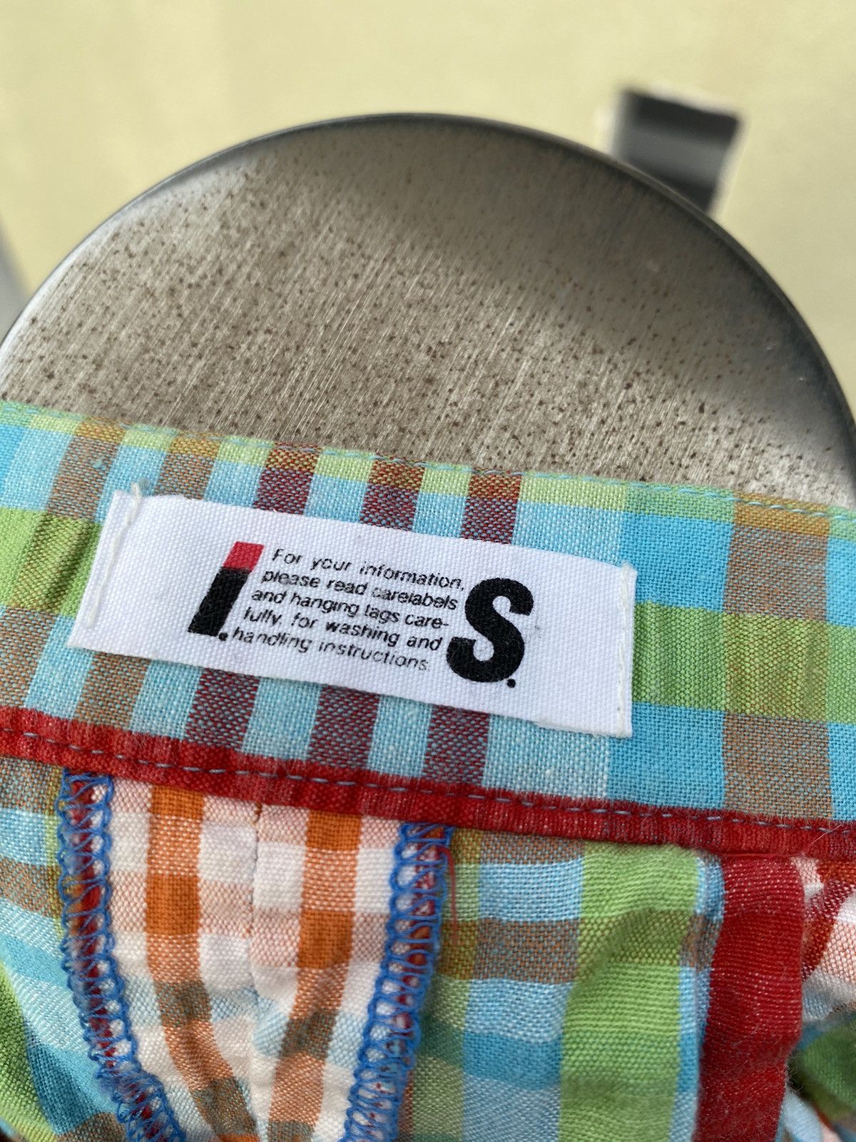 Issey Miyake 80s skirt multi colour checked Size 25" / US 0 / IT 36 - 7 Thumbnail